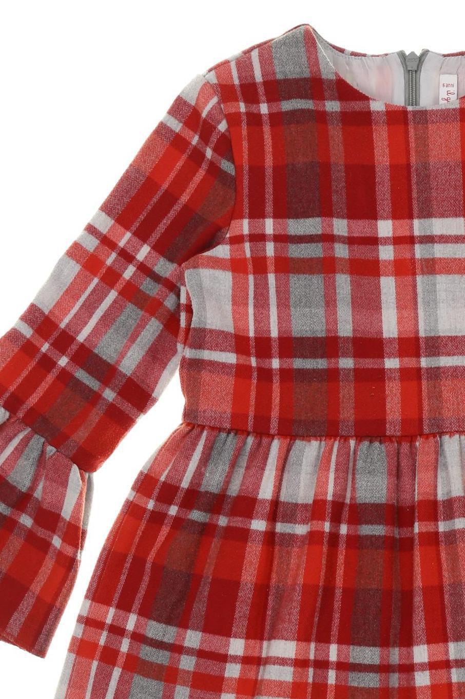 Thumbnail - Il gufo Mädchen Kleid, rot, Gr. 116