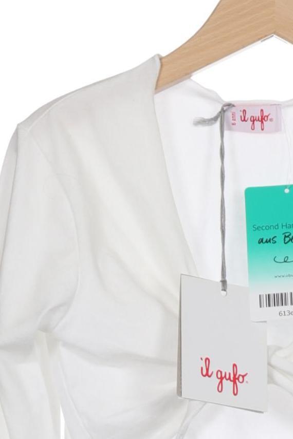 Thumbnail - Il gufo Mädchen Strickjacke, weiß, Gr. 116