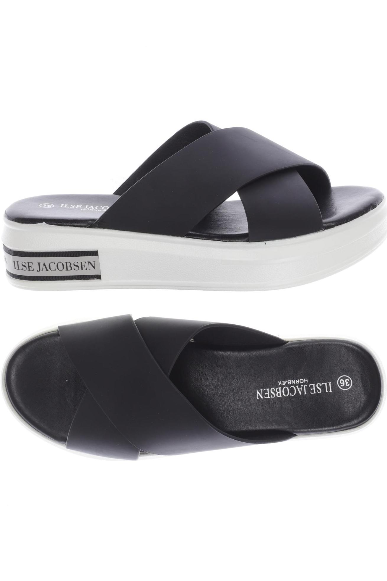 

Ilse Jacobsen Damen Sandale, schwarz, Gr. 36