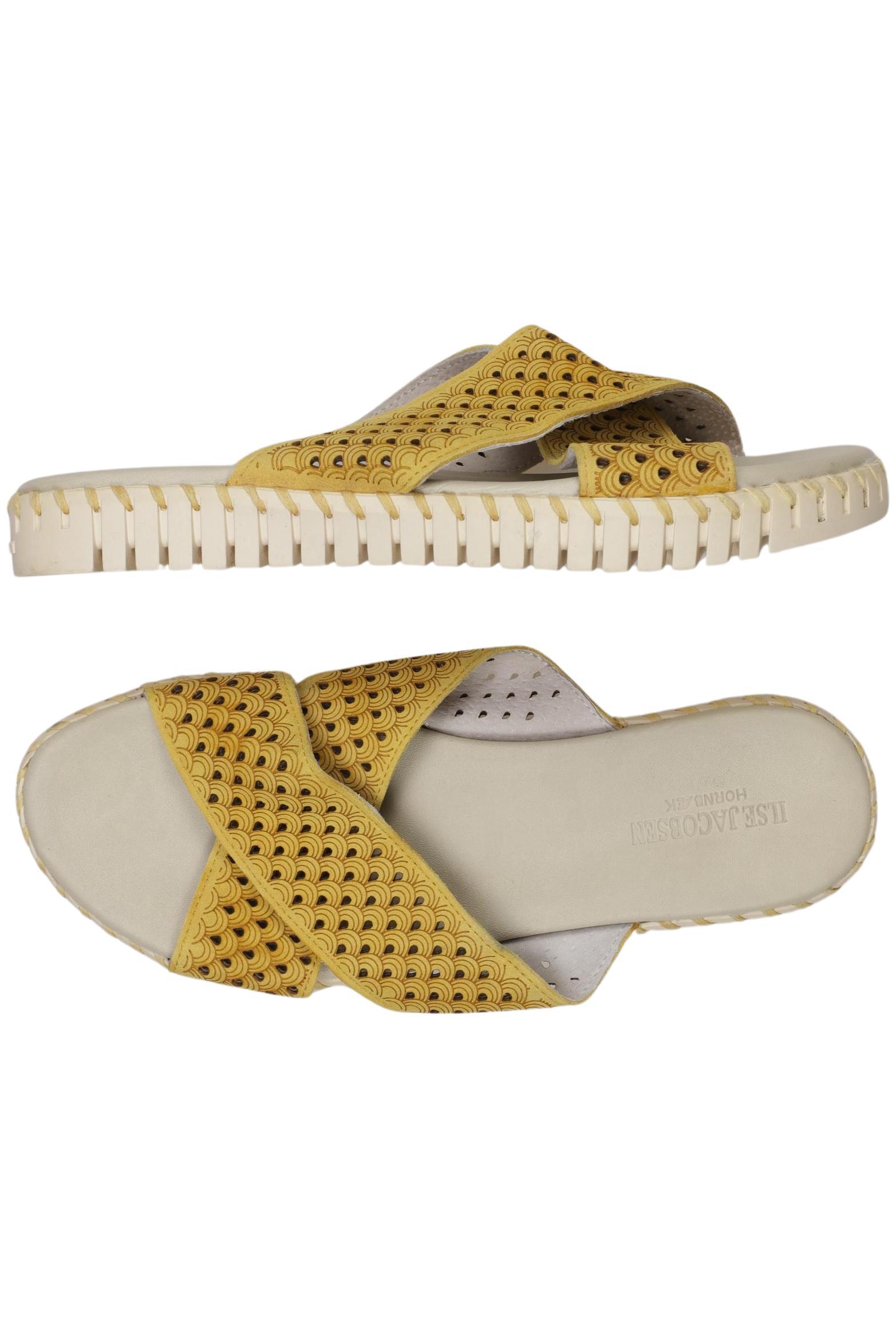 

Ilse Jacobsen Damen Sandale, gelb, Gr. 41