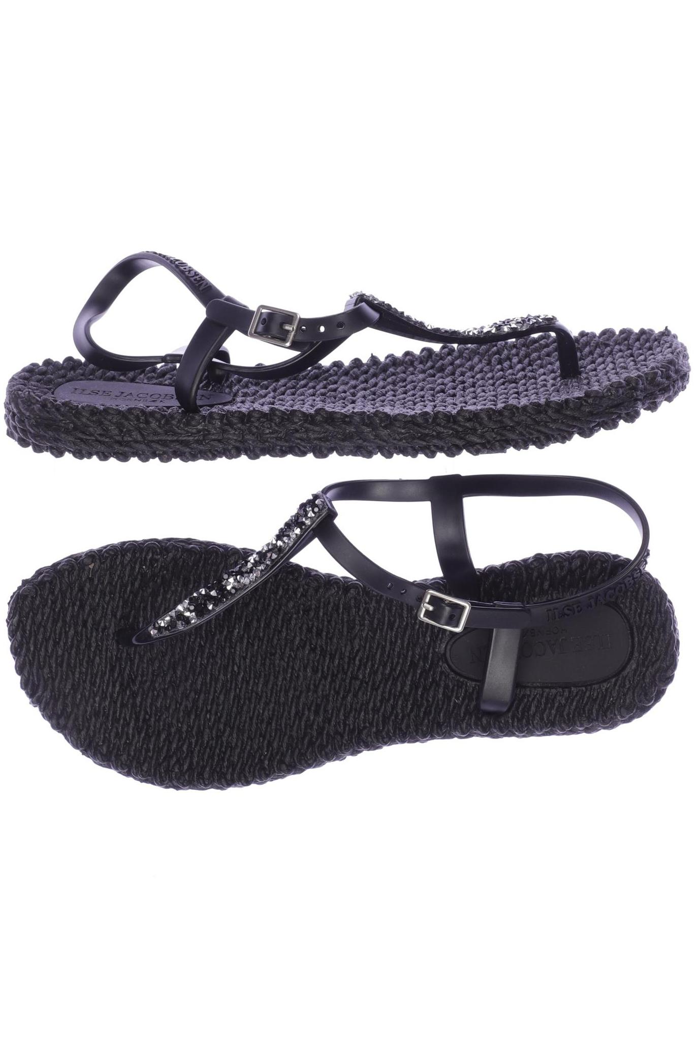 

Ilse Jacobsen Damen Sandale, schwarz, Gr. 37