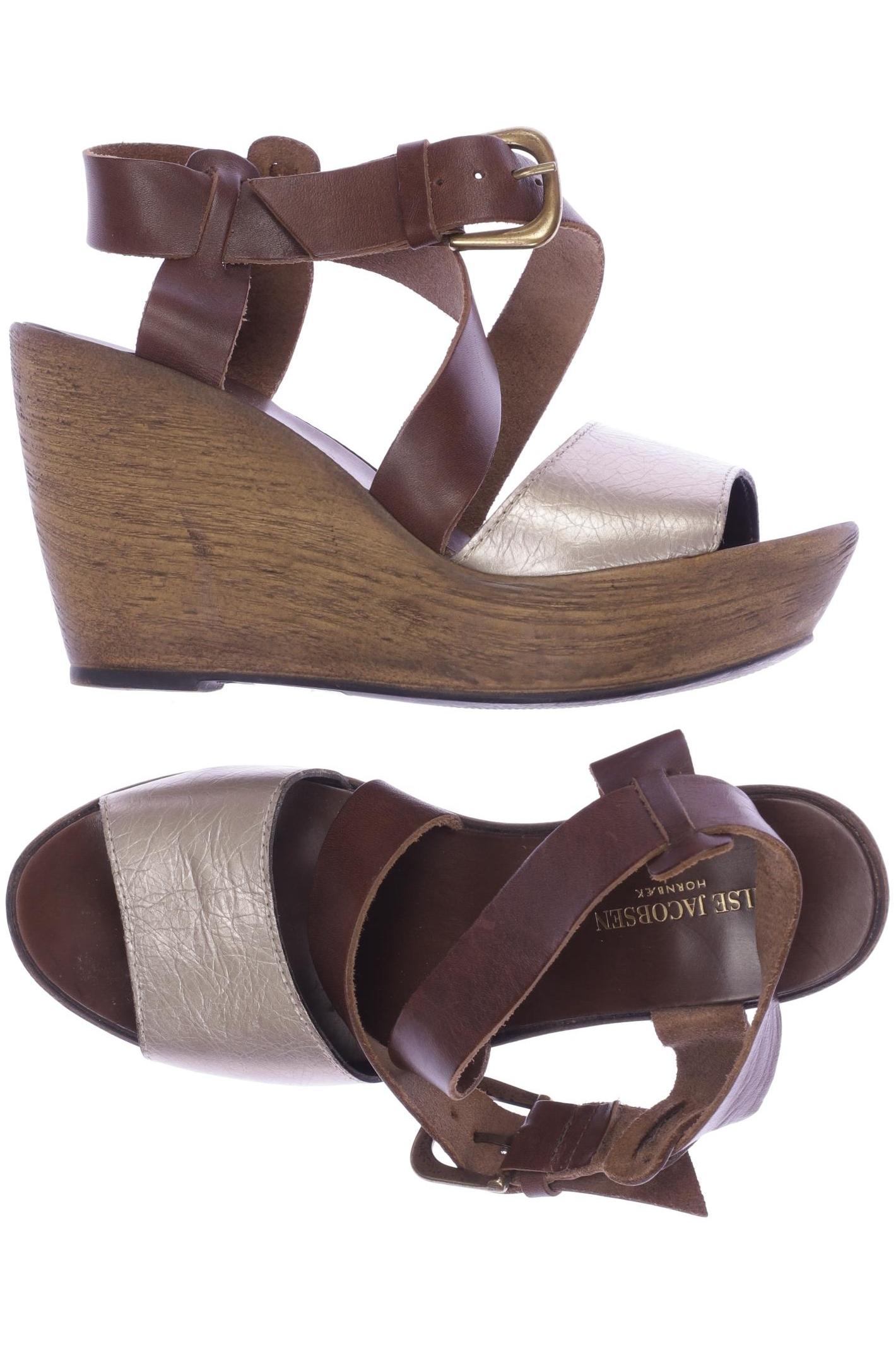 

Ilse Jacobsen Damen Sandale, braun, Gr. 37