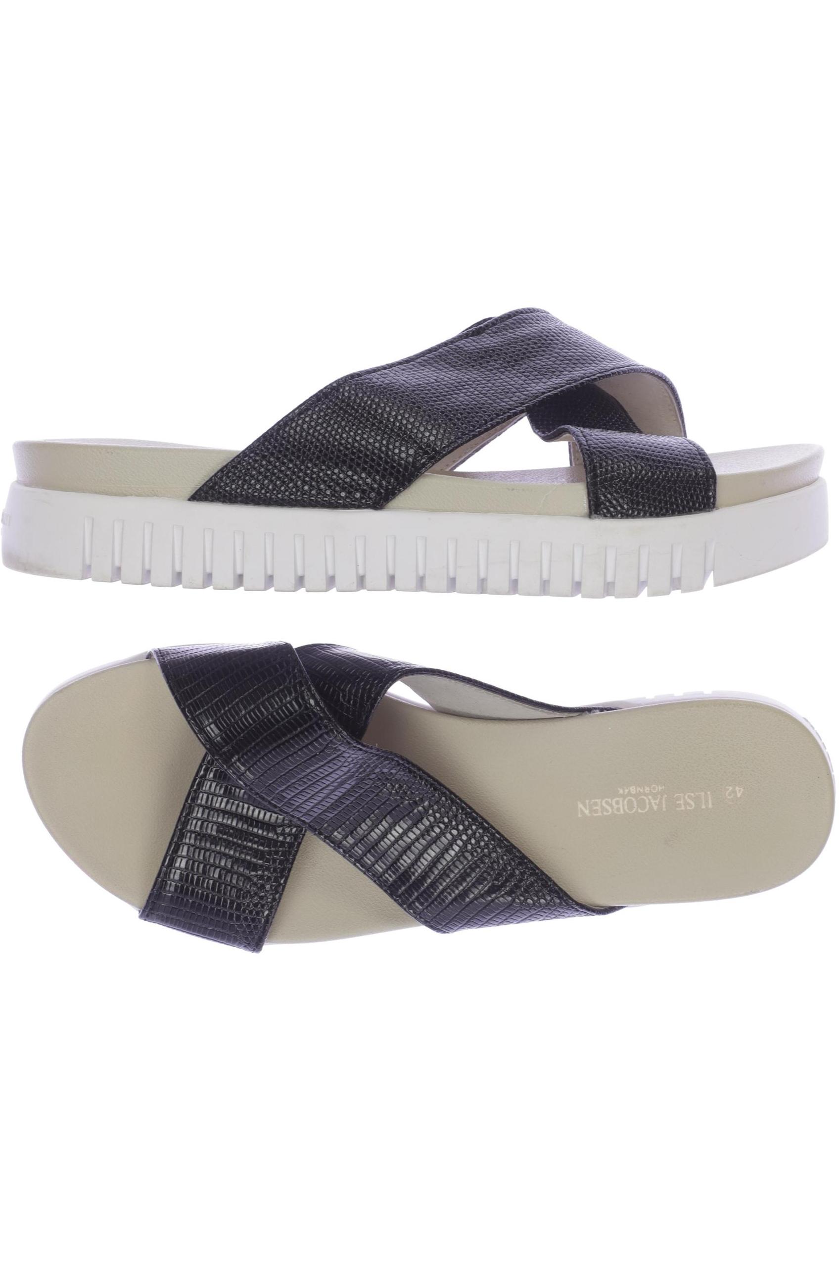 

Ilse Jacobsen Damen Sandale, schwarz, Gr. 42
