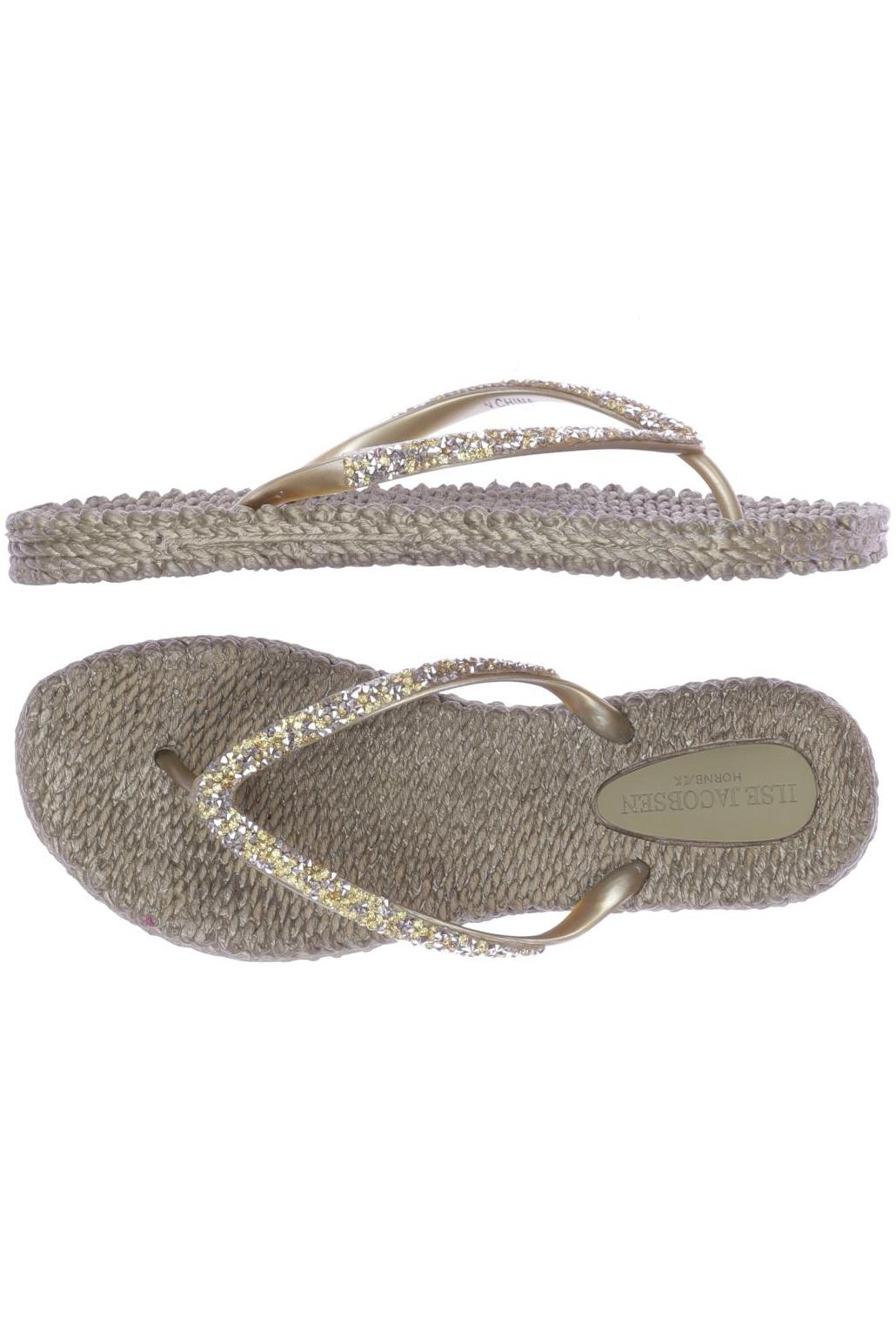 

Ilse Jacobsen Damen Sandale, gold, Gr. 38