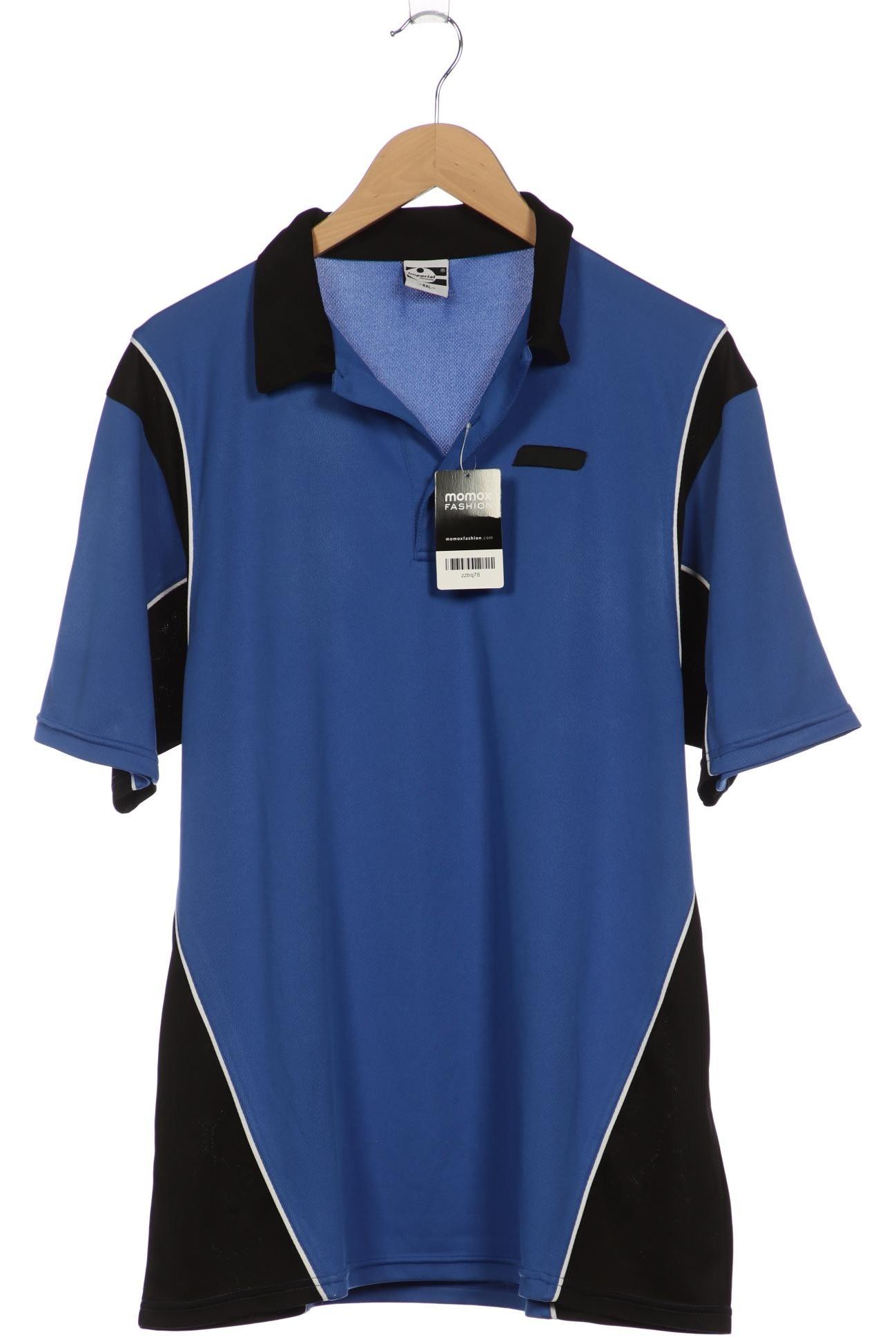 Thumbnail - Imperial Herren Poloshirt, blau, Gr. 60