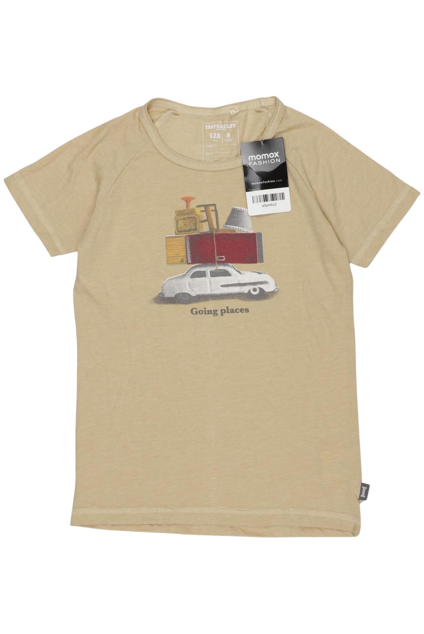 

ImpsElfs Jungen T-Shirt, beige, Gr. 128