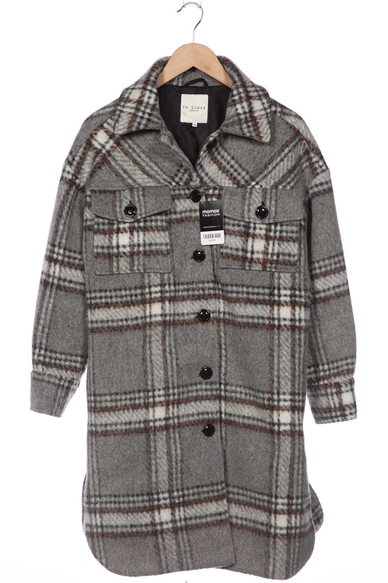 

In Linea Damen Mantel, grau, Gr. 36