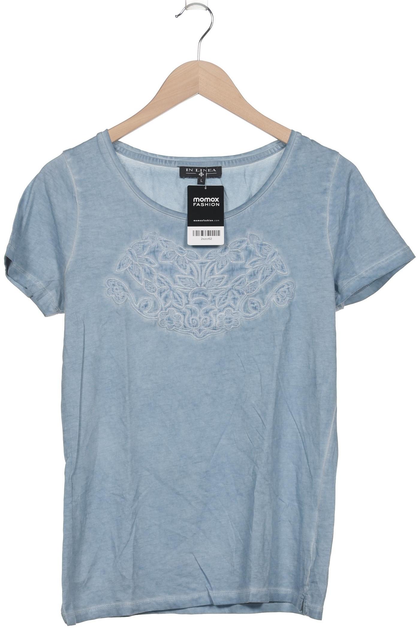 

In Linea Damen T-Shirt, blau, Gr. 42