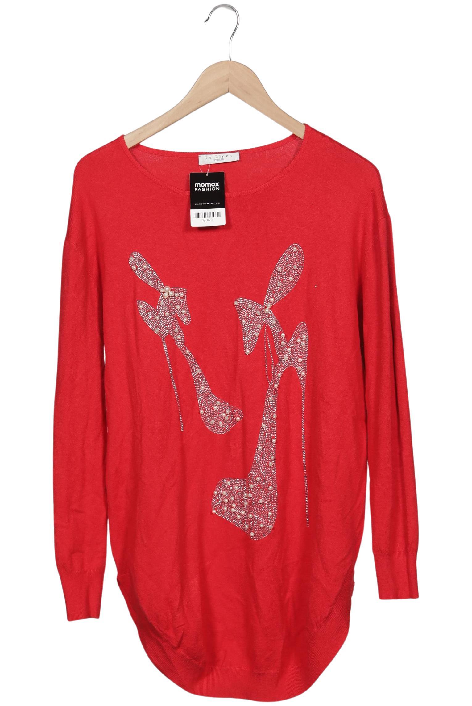 

In Linea Damen Pullover, rot, Gr. 44
