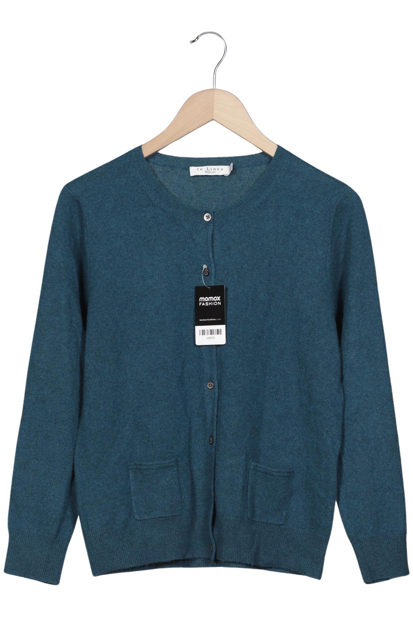 

In Linea Damen Strickjacke, türkis, Gr. 40