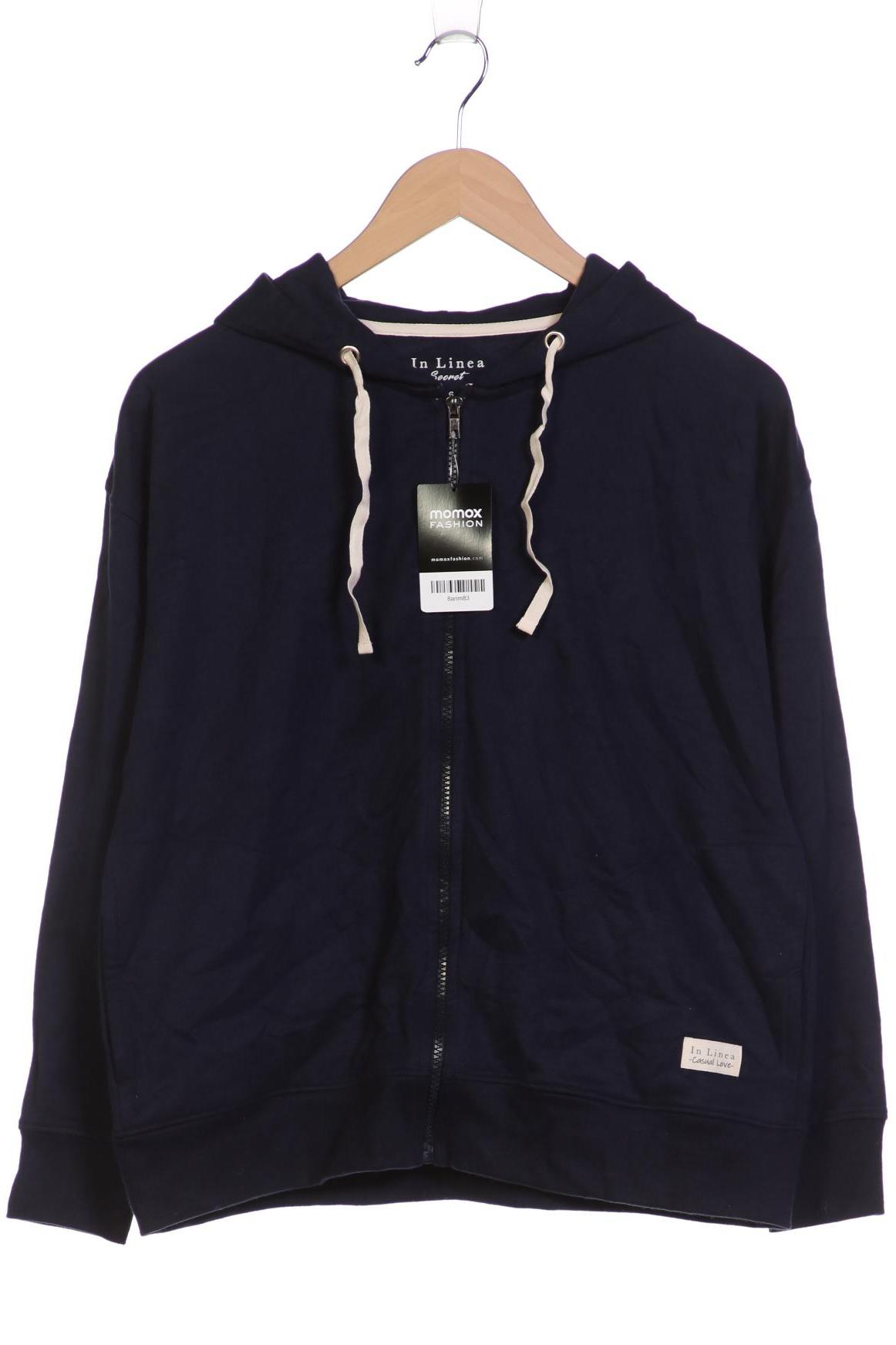 

In Linea Damen Kapuzenpullover, marineblau, Gr. 36