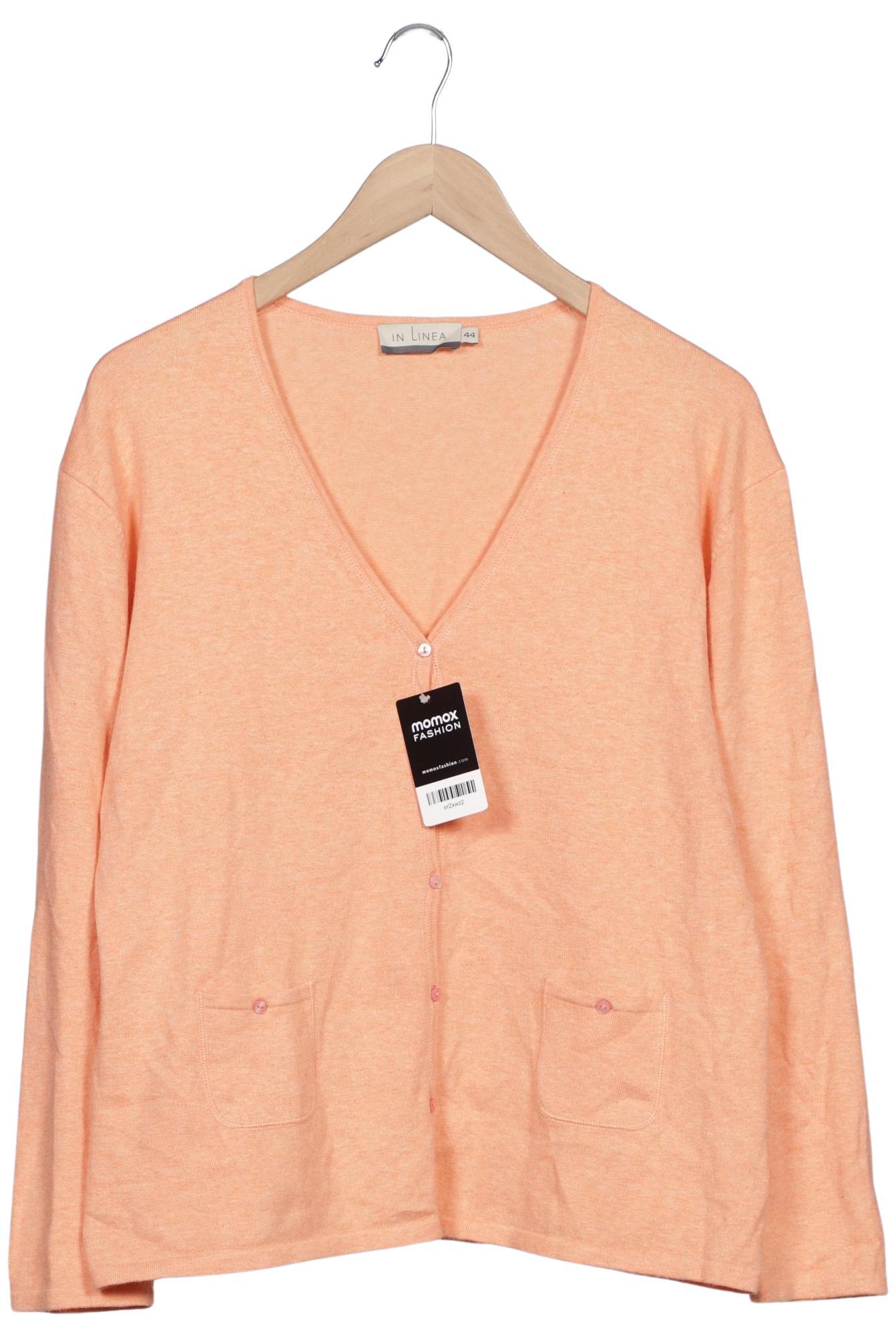 

In Linea Damen Strickjacke, orange, Gr. 44