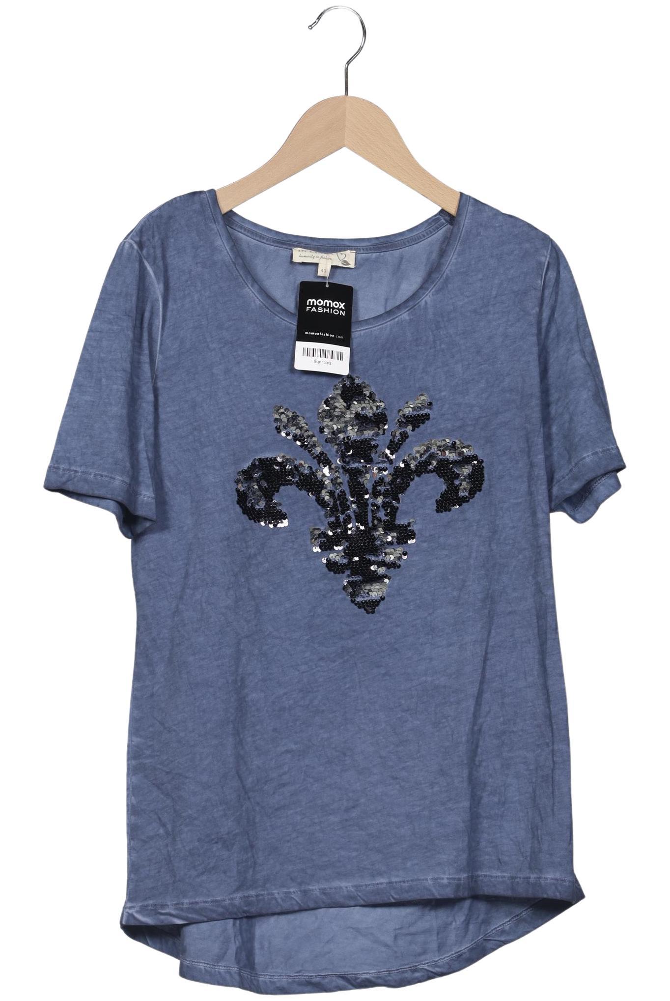 

In Linea Damen T-Shirt, blau, Gr. 40