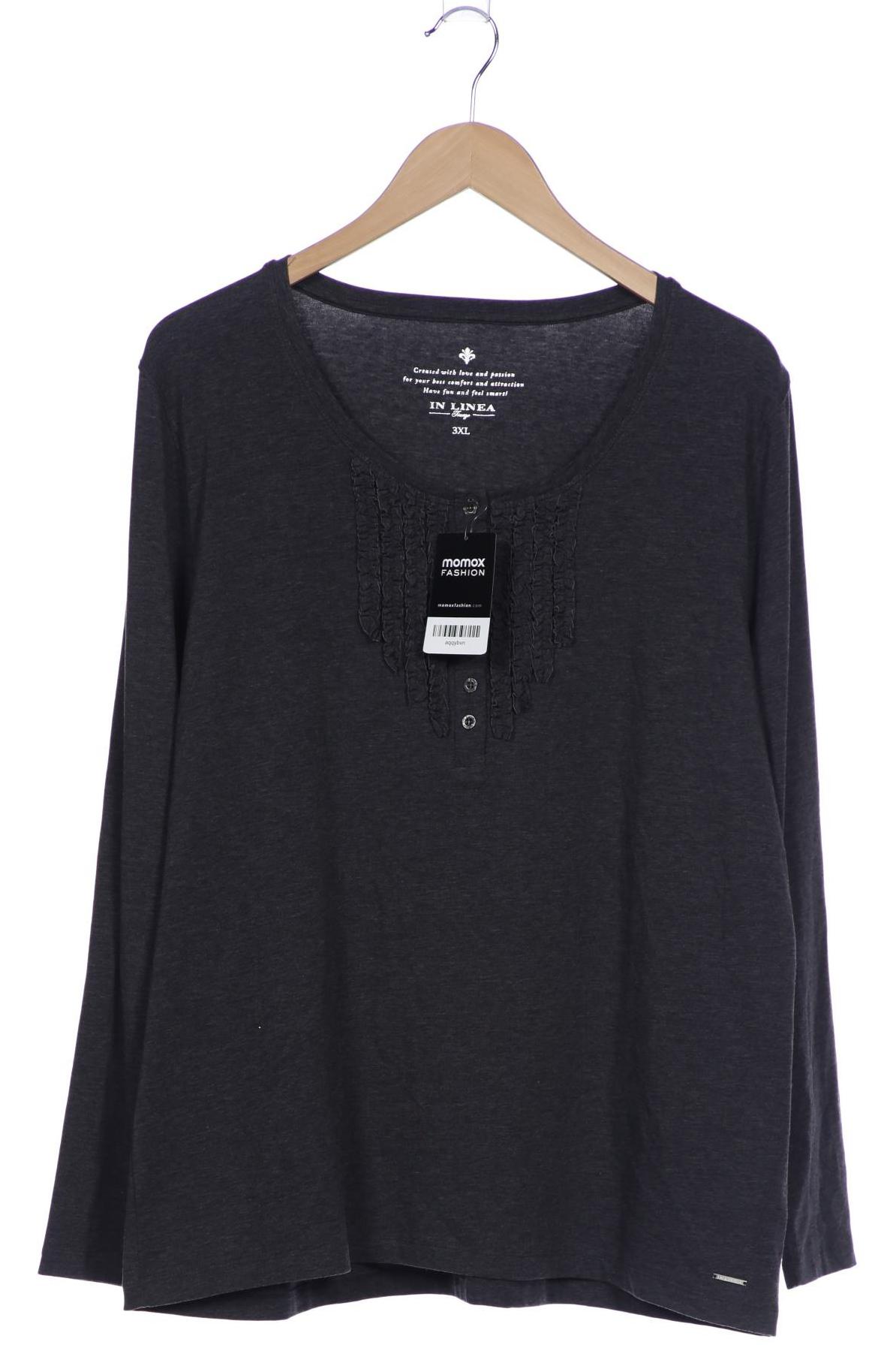 

In Linea Damen Langarmshirt, grau, Gr. 48