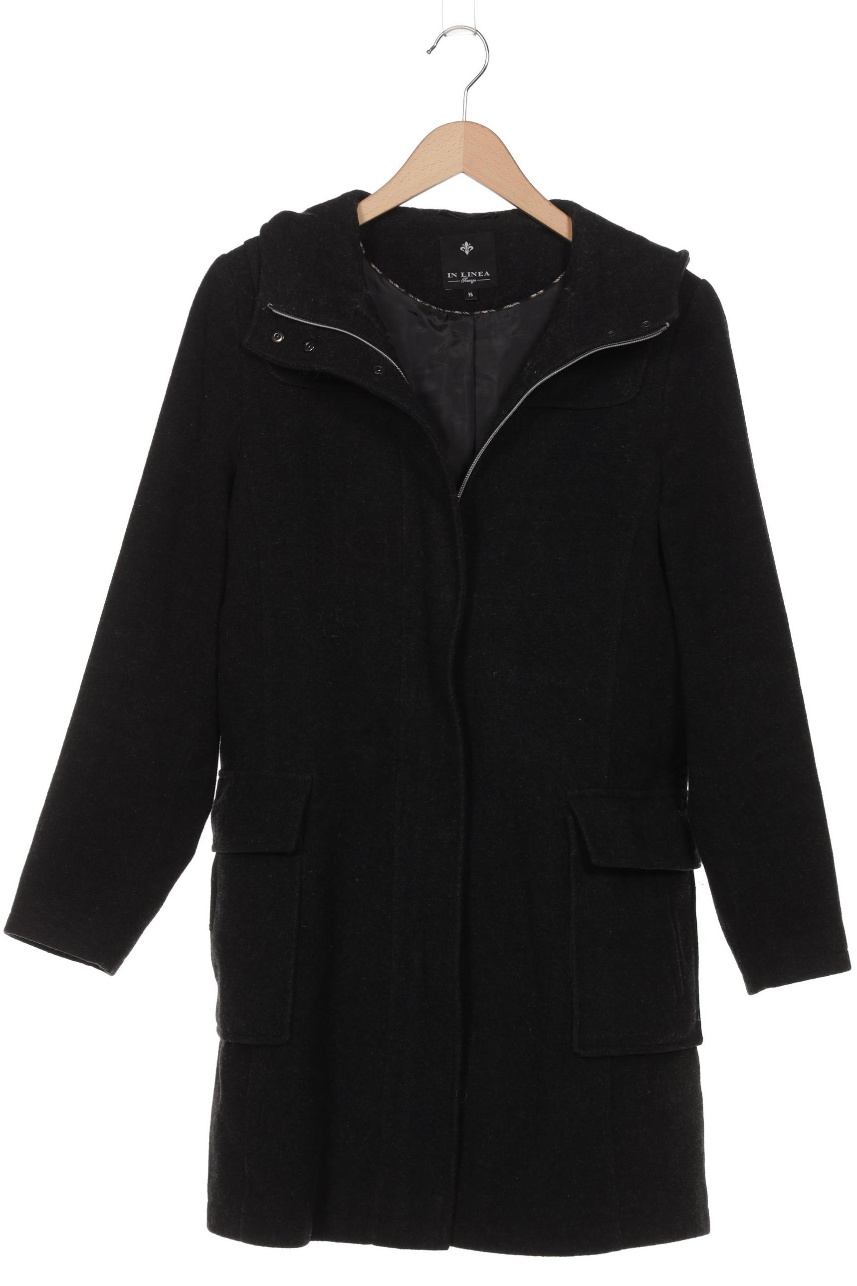 

In Linea Damen Mantel, schwarz, Gr. 36