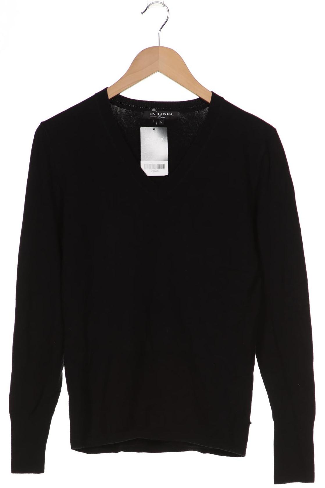 

In Linea Damen Pullover, schwarz, Gr. 42