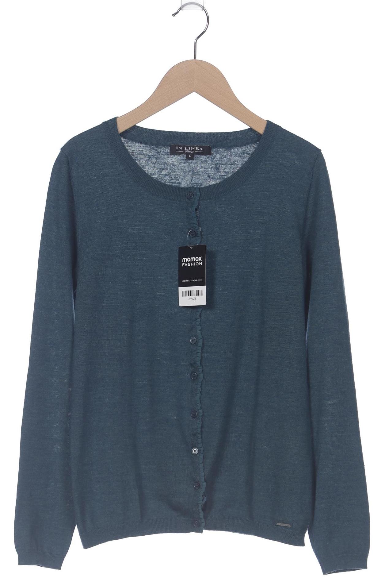 

In Linea Damen Strickjacke, türkis, Gr. 42