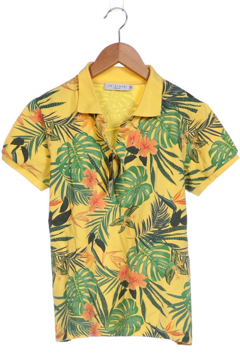 

In Linea Damen Poloshirt, gelb, Gr. 38