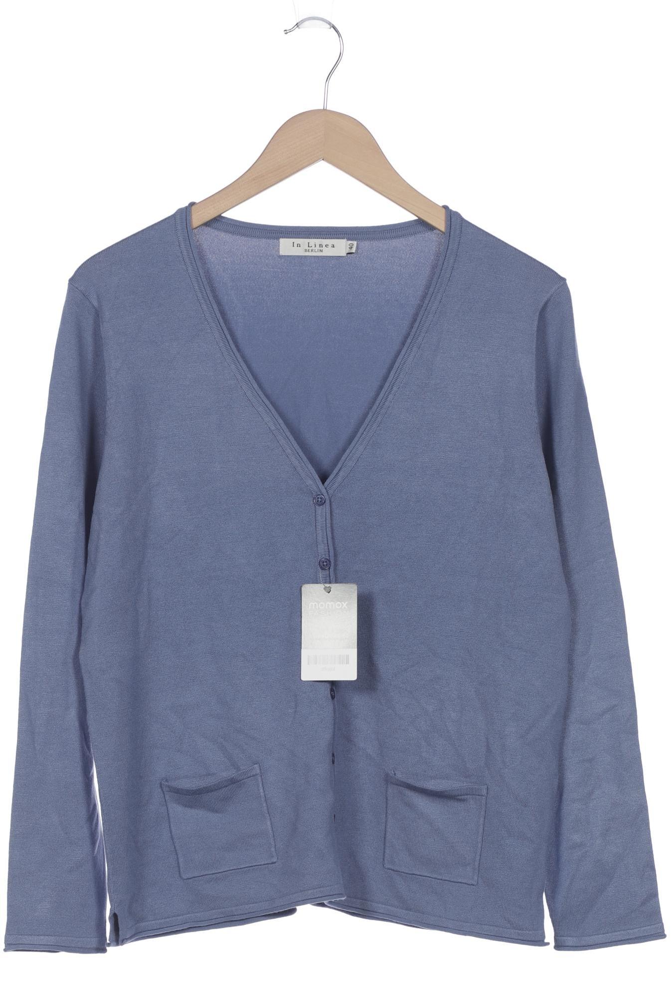 

In Linea Damen Strickjacke, blau, Gr. 40