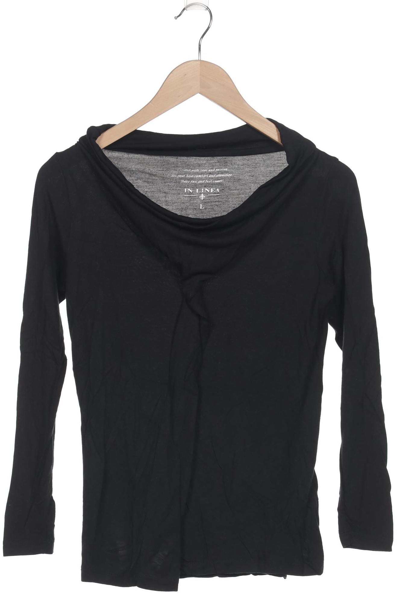 

In Linea Damen Langarmshirt, schwarz, Gr. 42