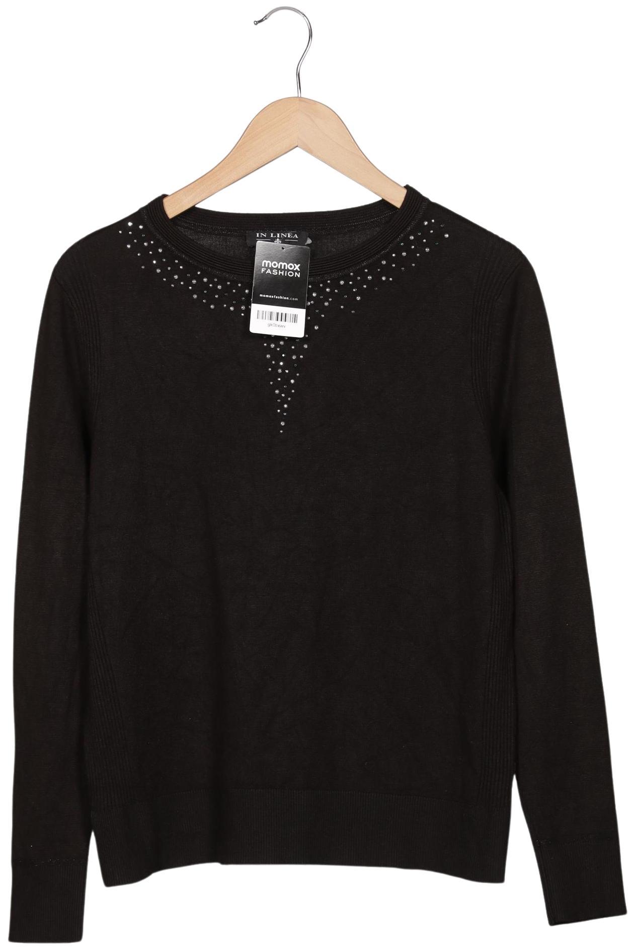 

In Linea Damen Pullover, schwarz, Gr. 38