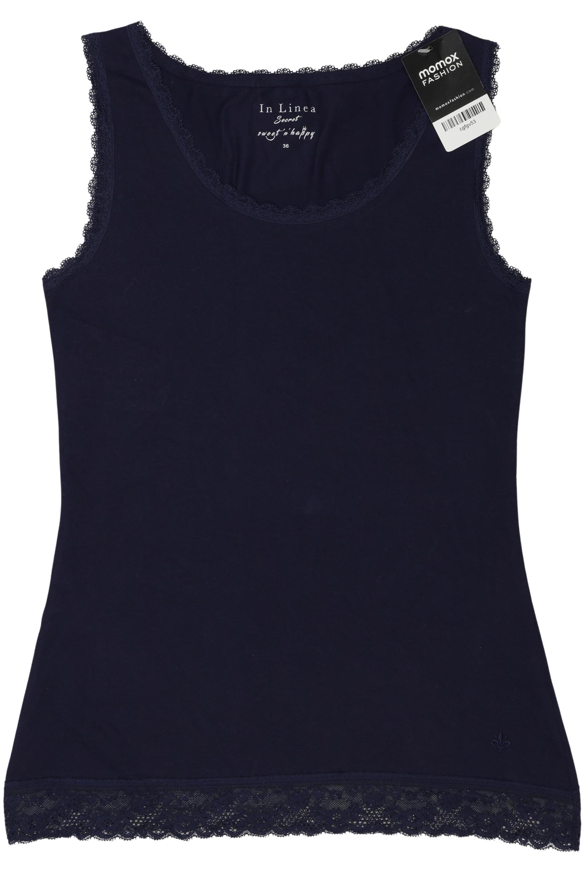 

In Linea Damen Top, marineblau, Gr. 36