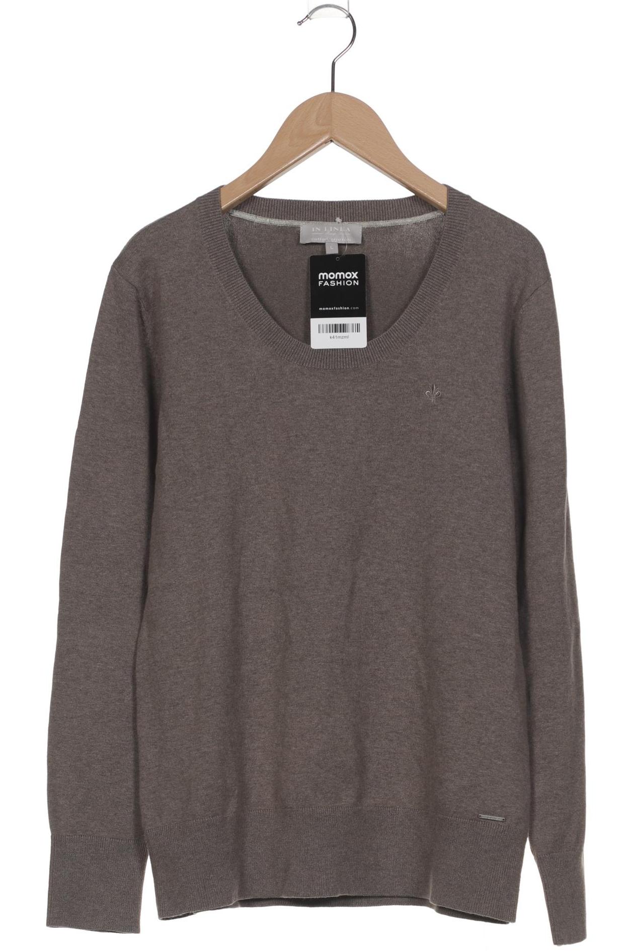 

In Linea Damen Pullover, braun, Gr. 42