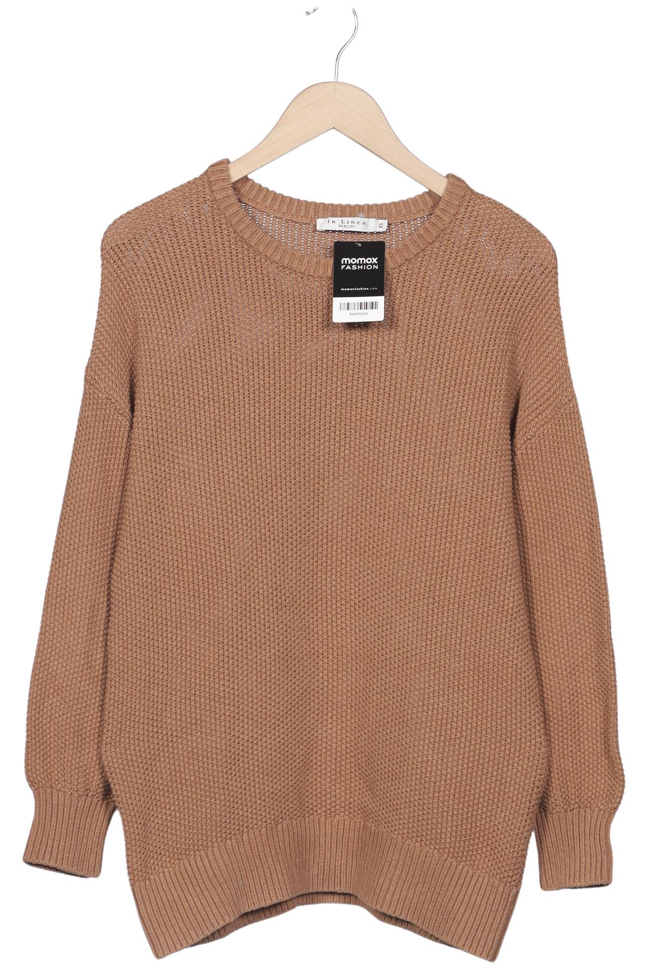 

In Linea Damen Pullover, braun, Gr. 34