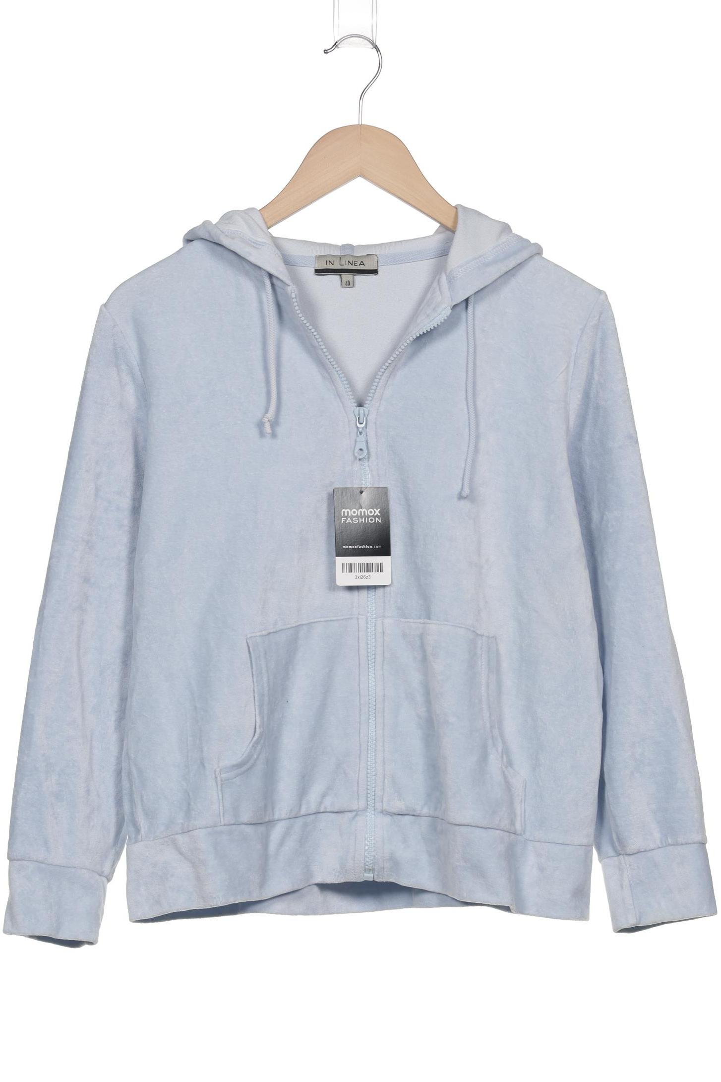 

In Linea Damen Kapuzenpullover, blau, Gr. 40