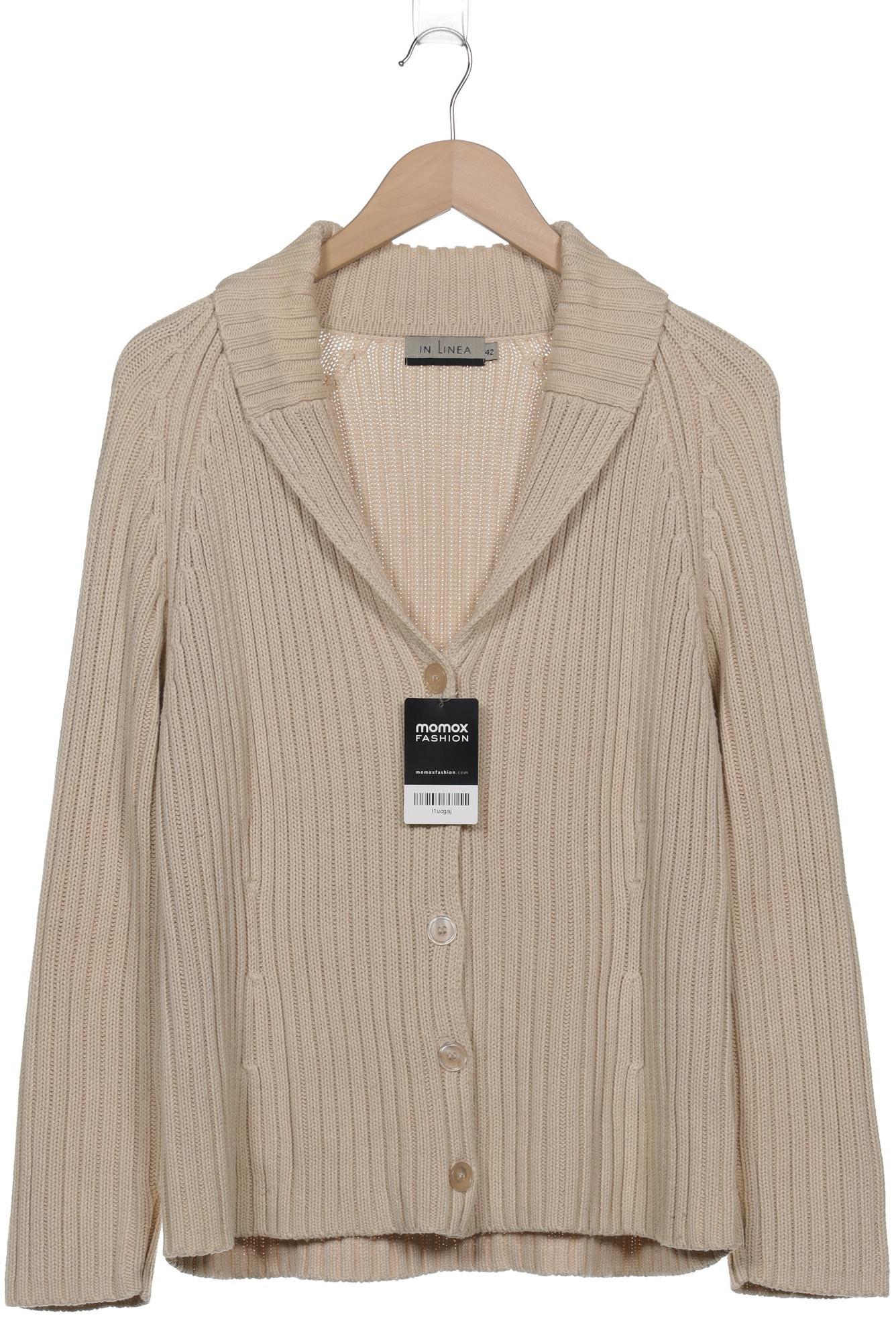 

In Linea Damen Strickjacke, beige, Gr. 42