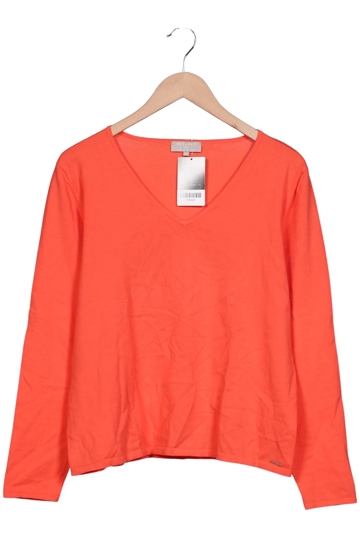 

In Linea Damen Pullover, orange, Gr. 46