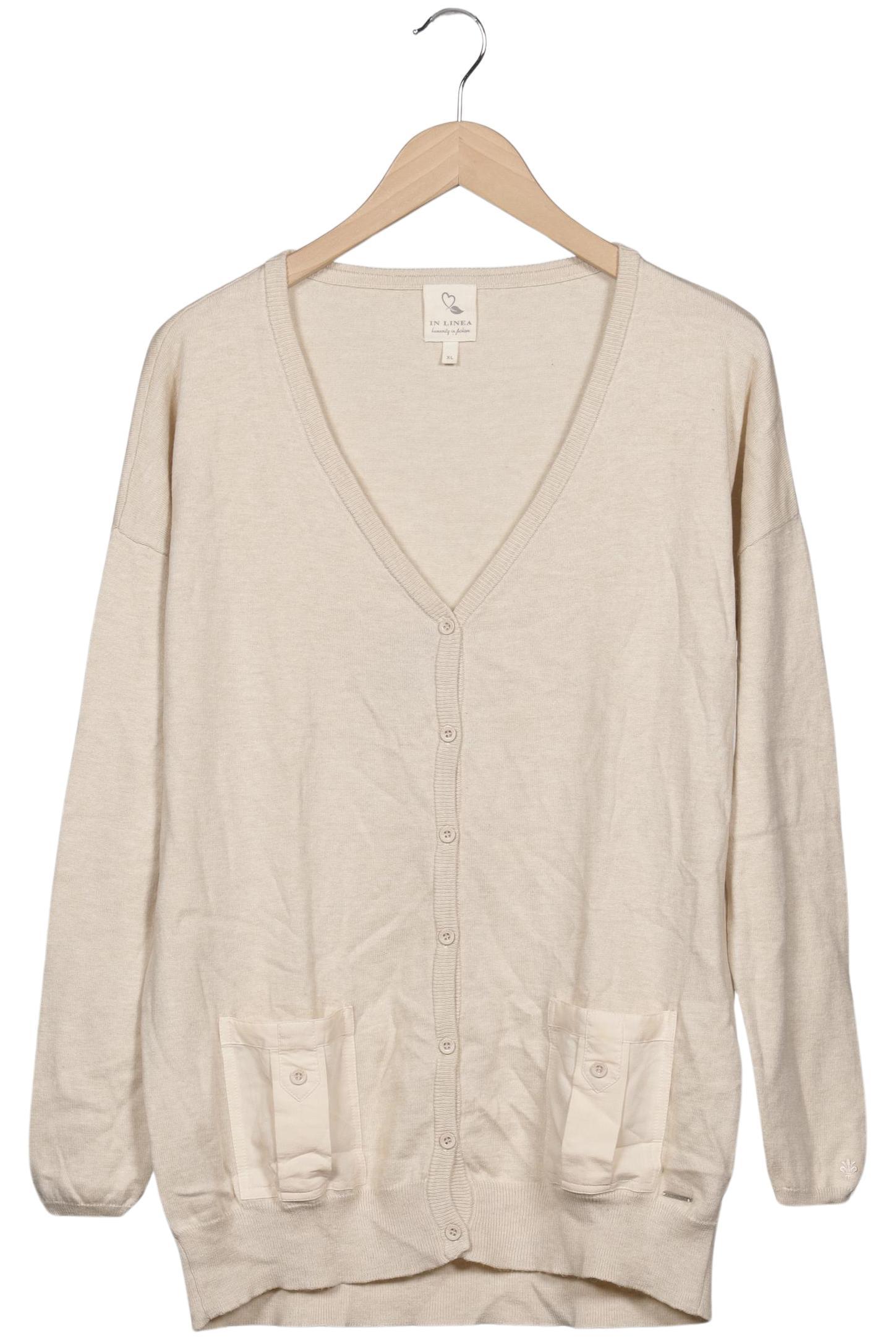 

In Linea Damen Strickjacke, beige, Gr. 44