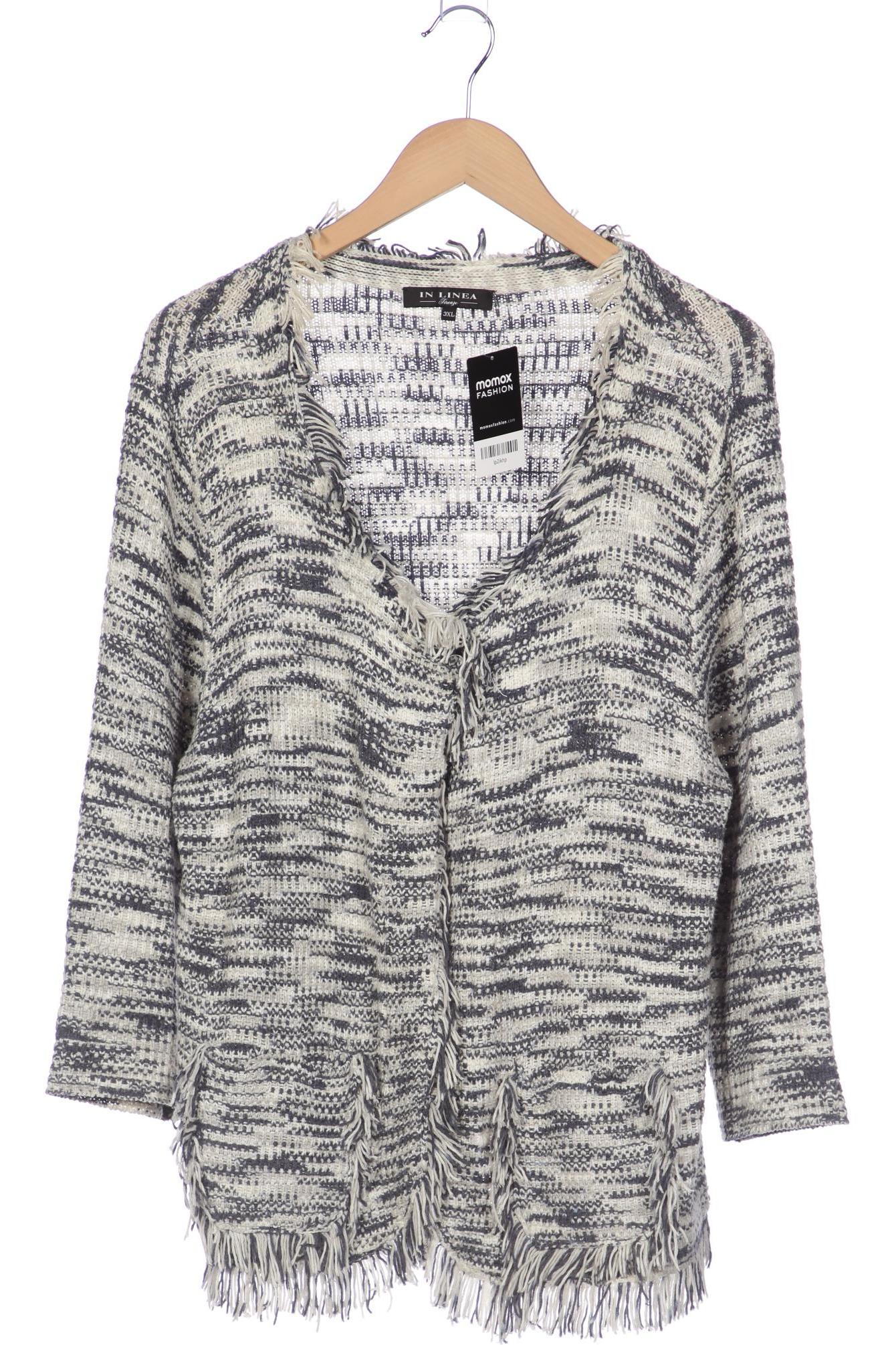 

In Linea Damen Strickjacke, grau, Gr. 48