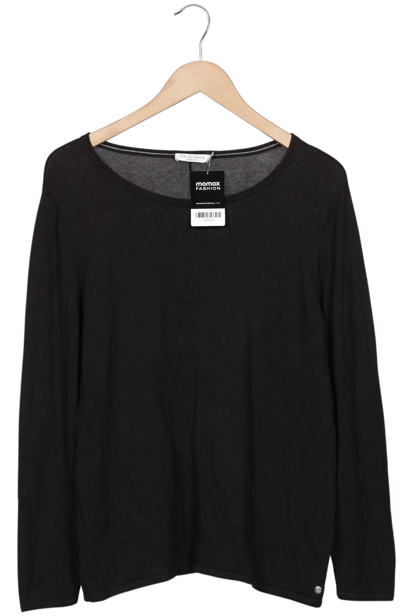 

In Linea Damen Pullover, schwarz, Gr. 42