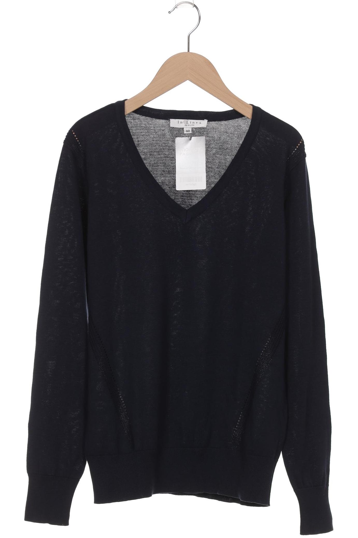 

In Linea Damen Pullover, marineblau, Gr. 40