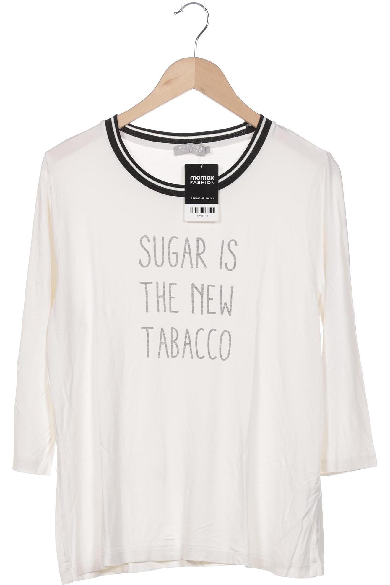 

In Linea Damen Langarmshirt, weiß, Gr. 44