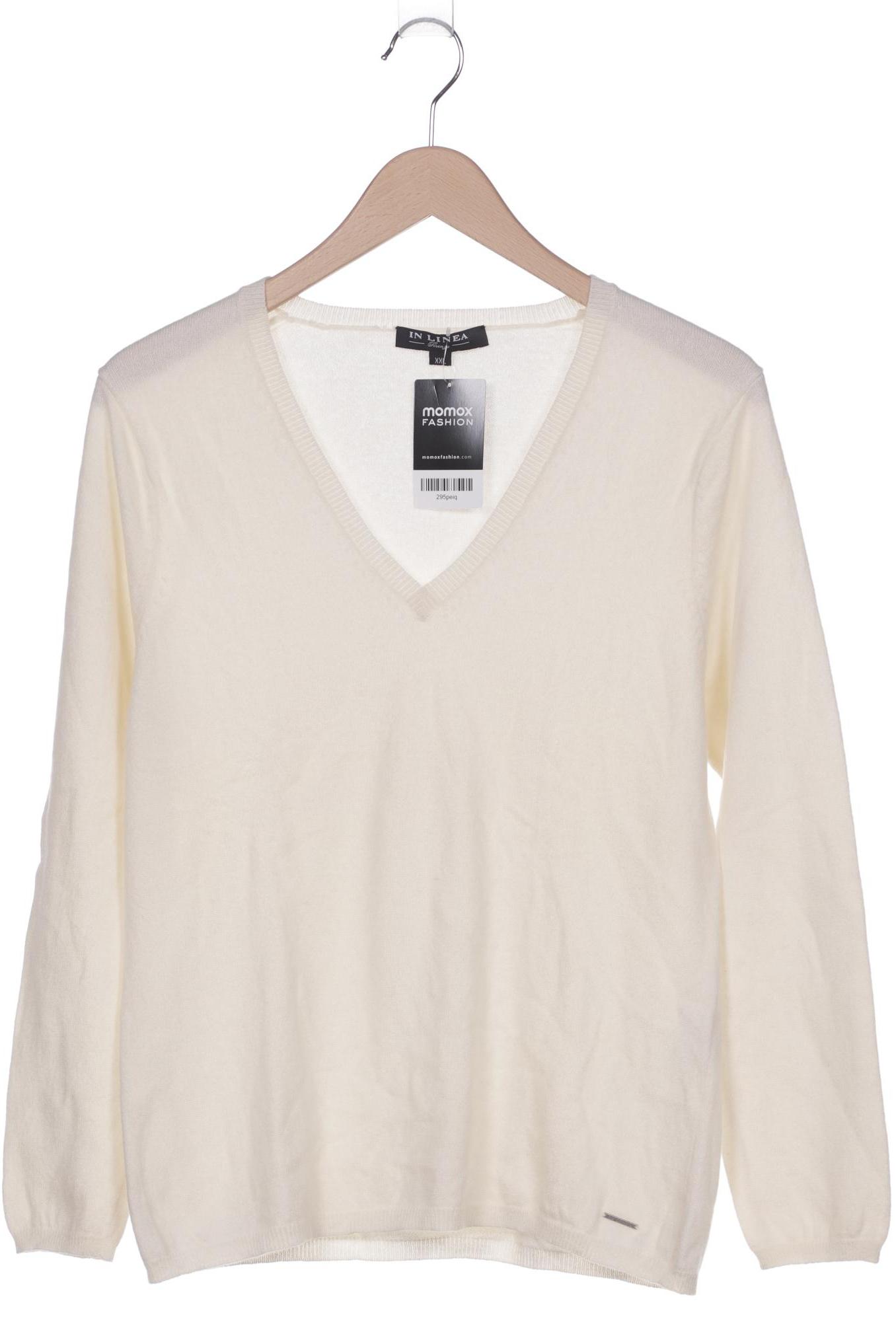 

In Linea Damen Pullover, cremeweiß, Gr. 46