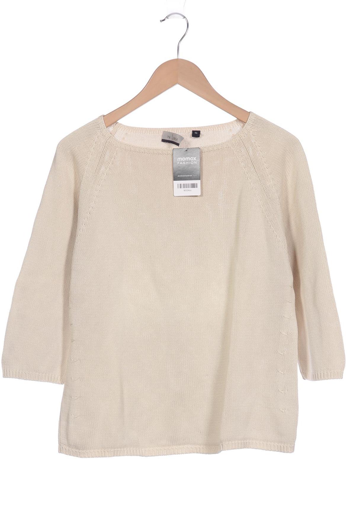 

In Linea Damen Pullover, cremeweiß, Gr. 46