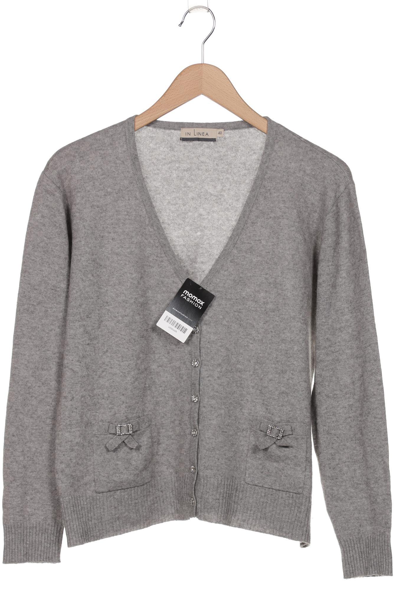 

In Linea Damen Strickjacke, grau, Gr. 40