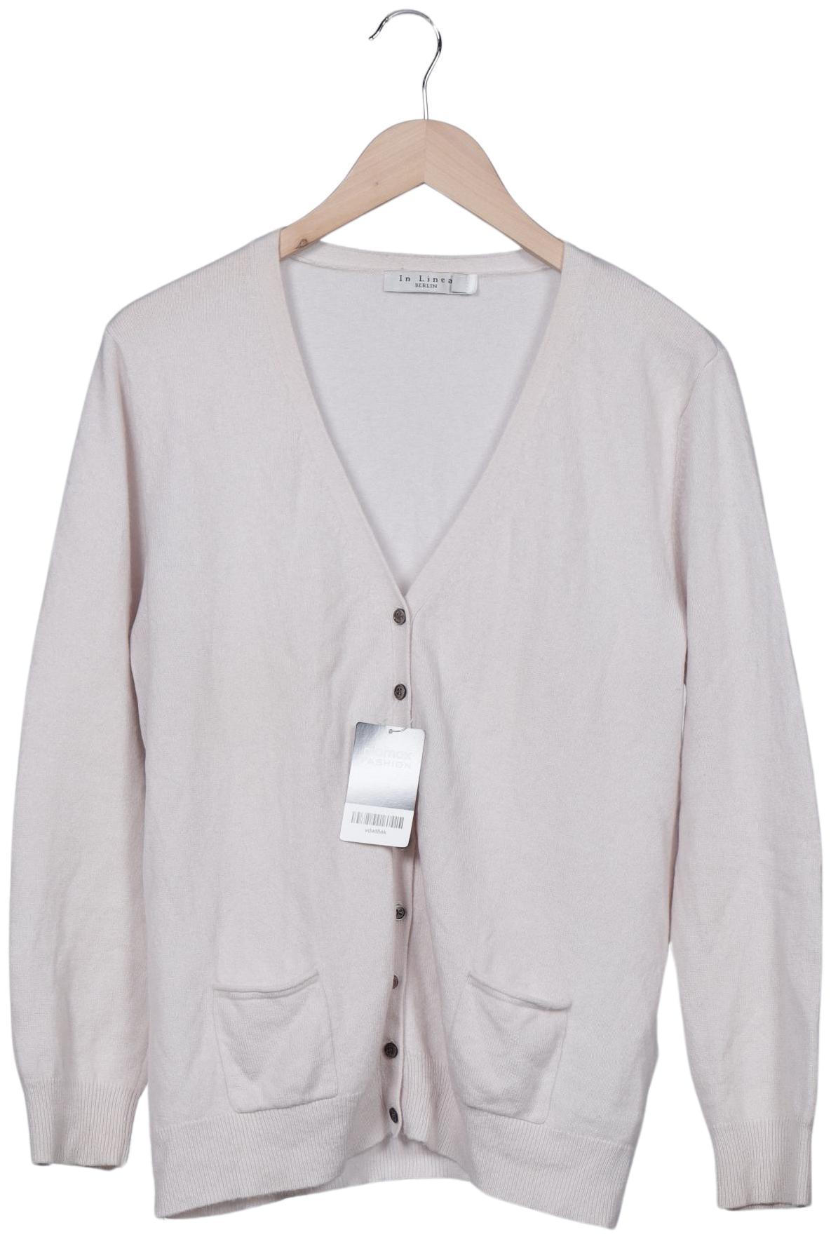

In Linea Damen Strickjacke, cremeweiß, Gr. 44