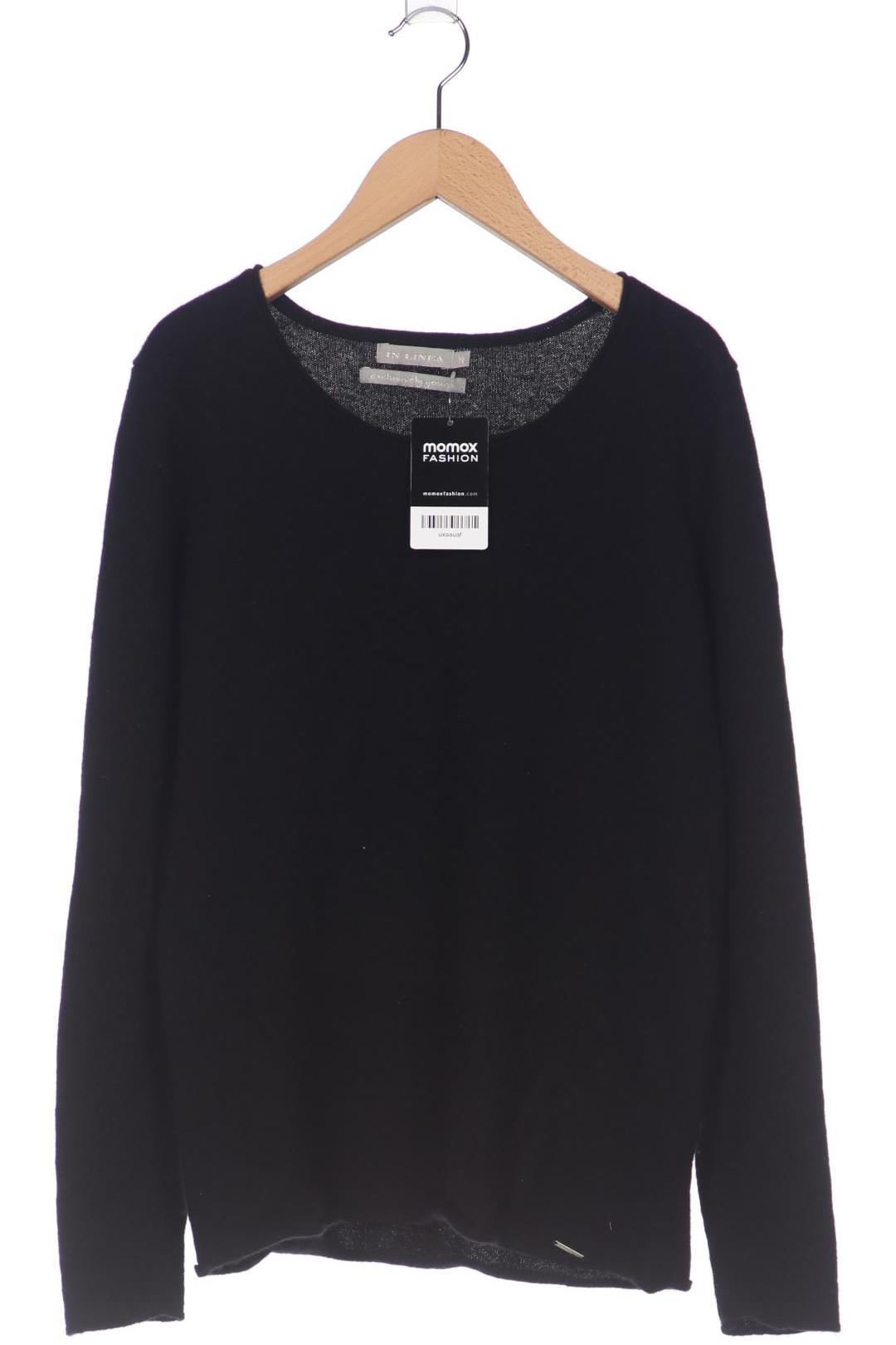 

In Linea Damen Pullover, schwarz, Gr. 38