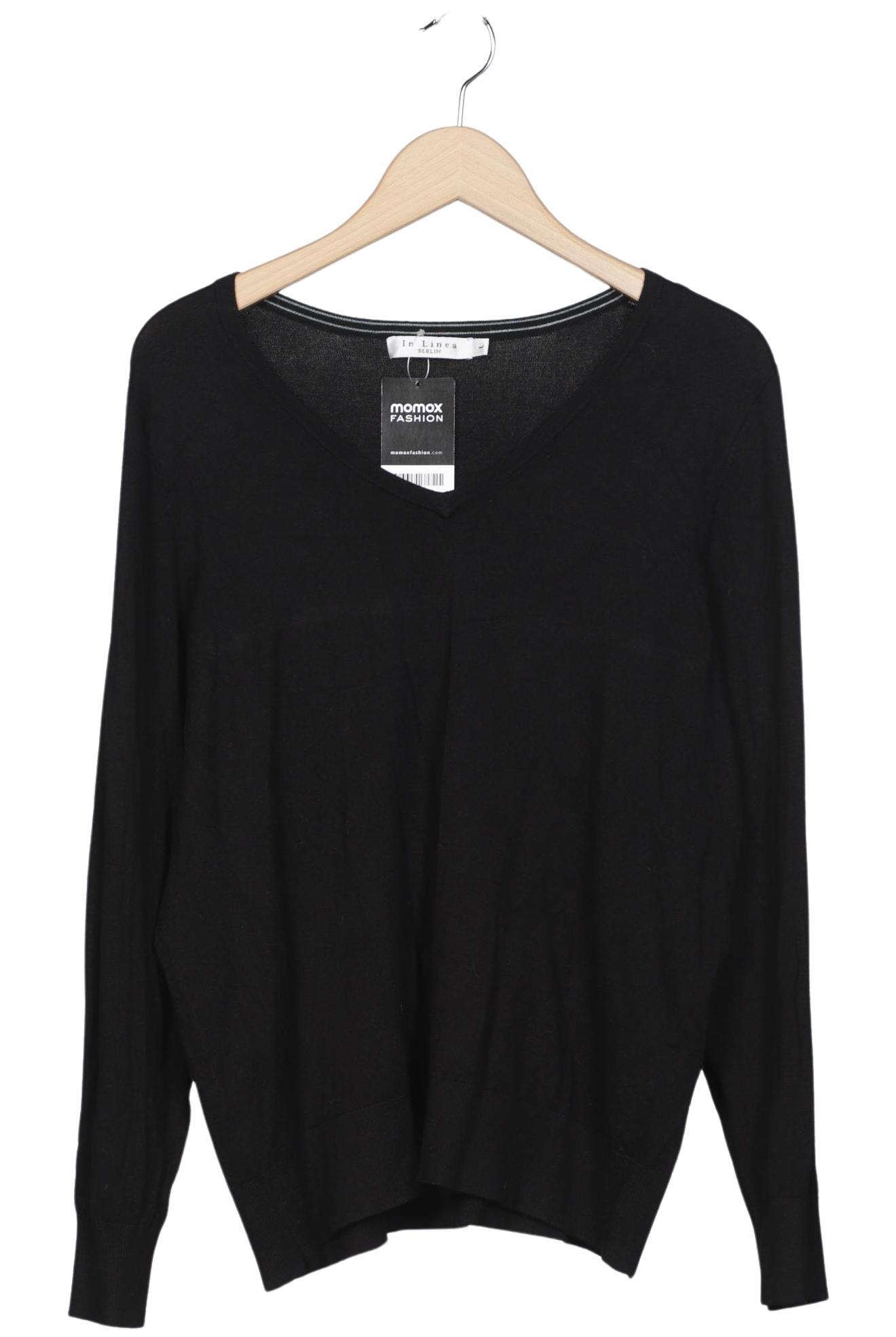 

In Linea Damen Pullover, schwarz, Gr. 42