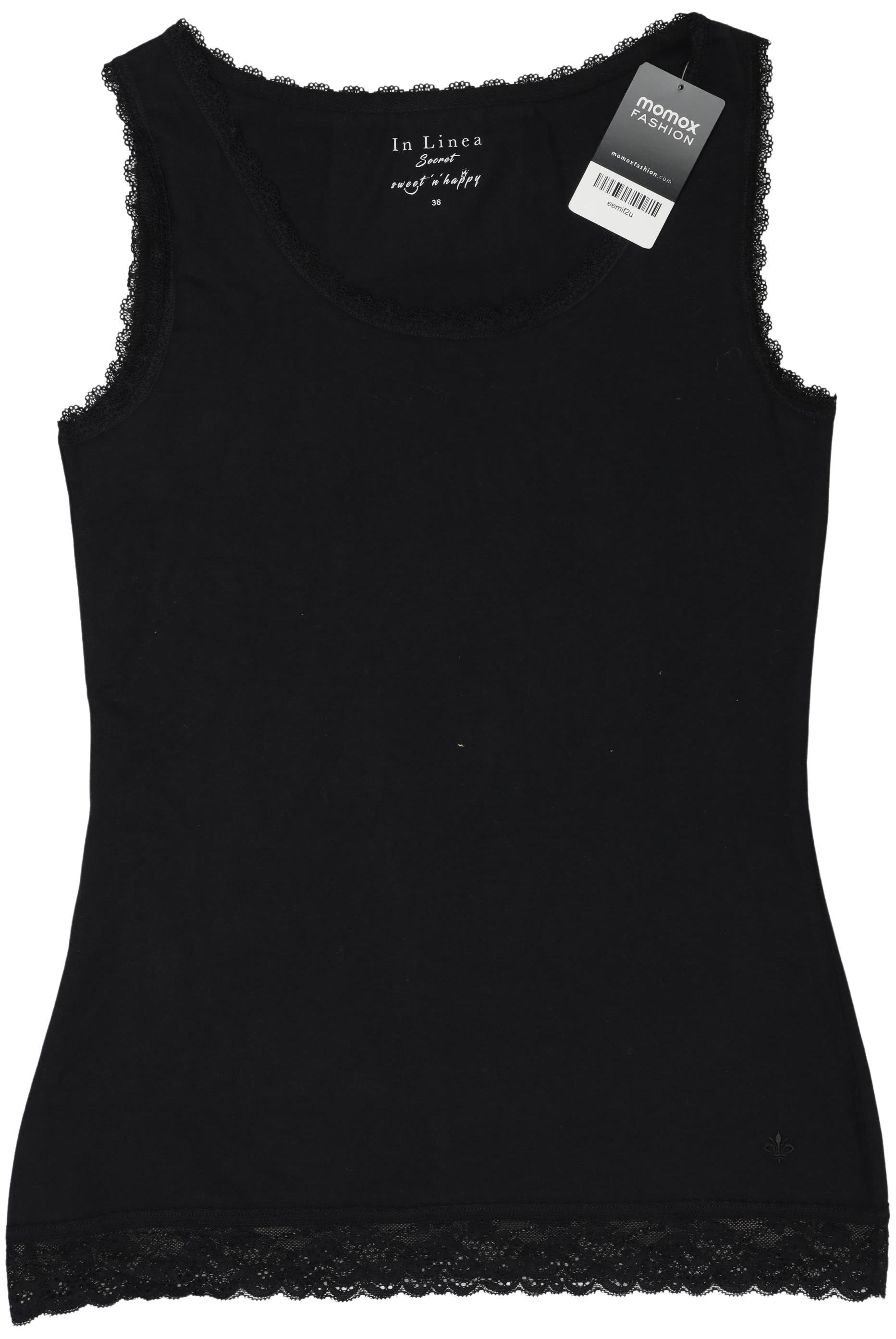 

In Linea Damen Top, schwarz, Gr. 36