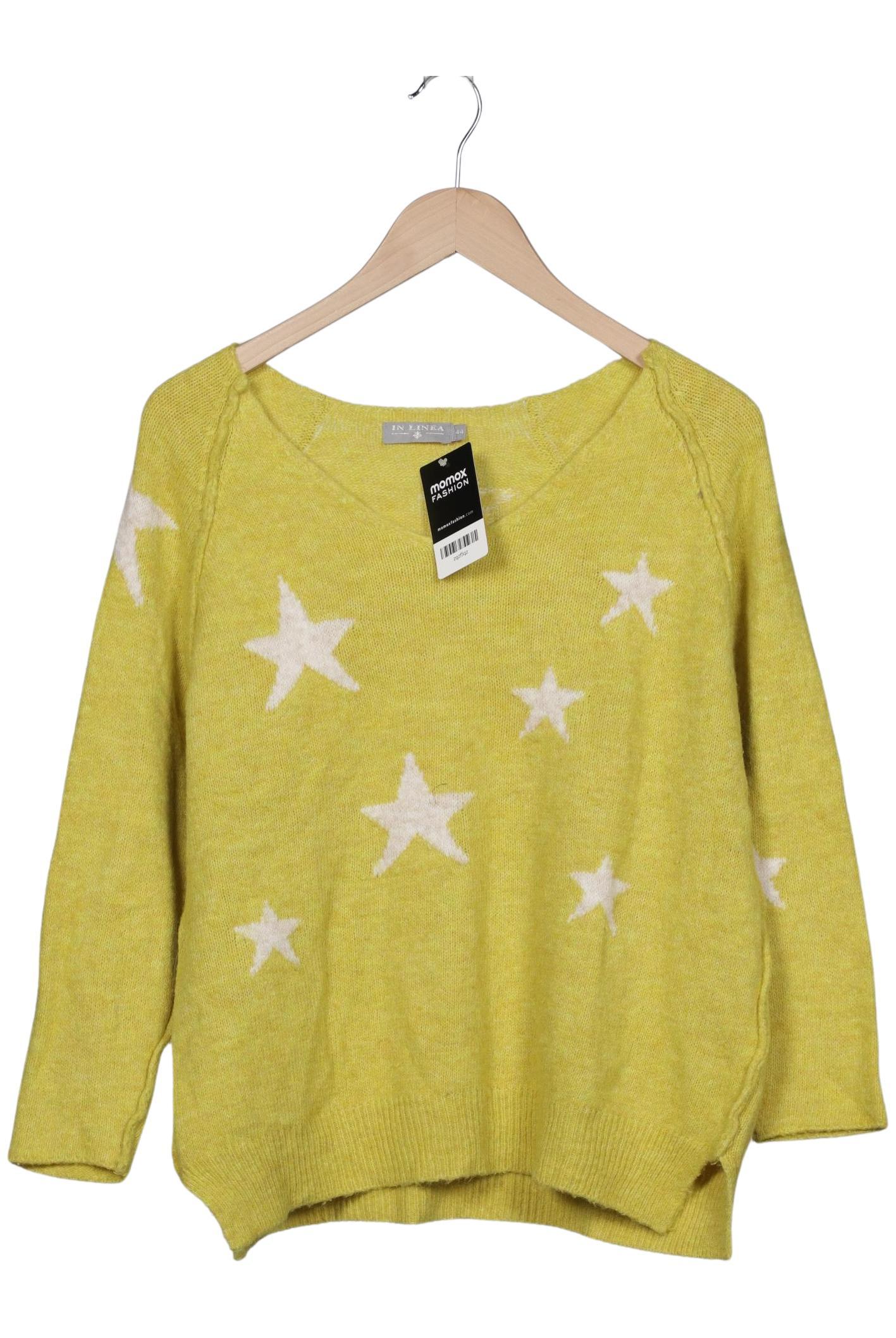 

In Linea Damen Pullover, gelb, Gr. 44