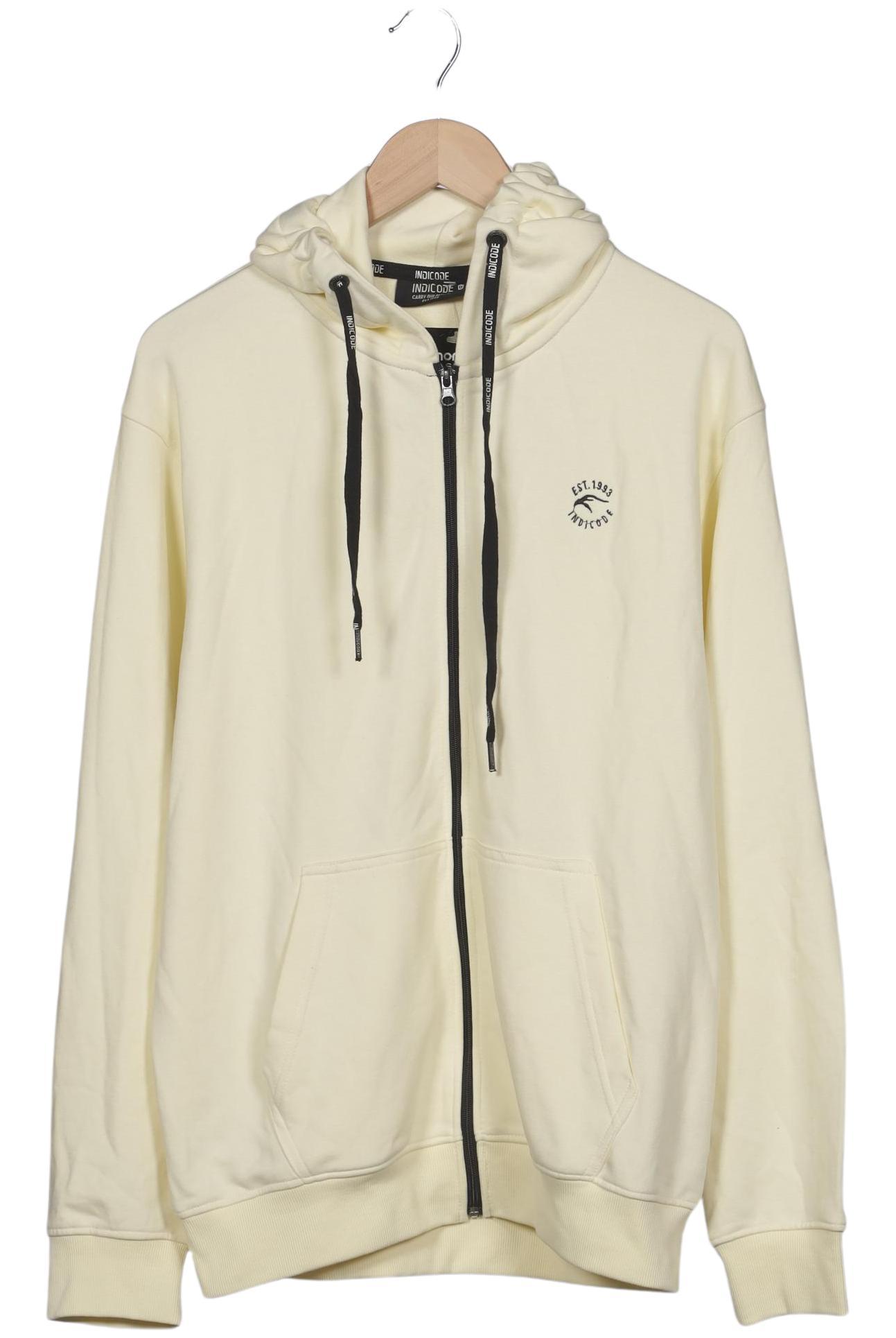 

Indicode Jeans Herren Kapuzenpullover, cremeweiß, Gr. 48