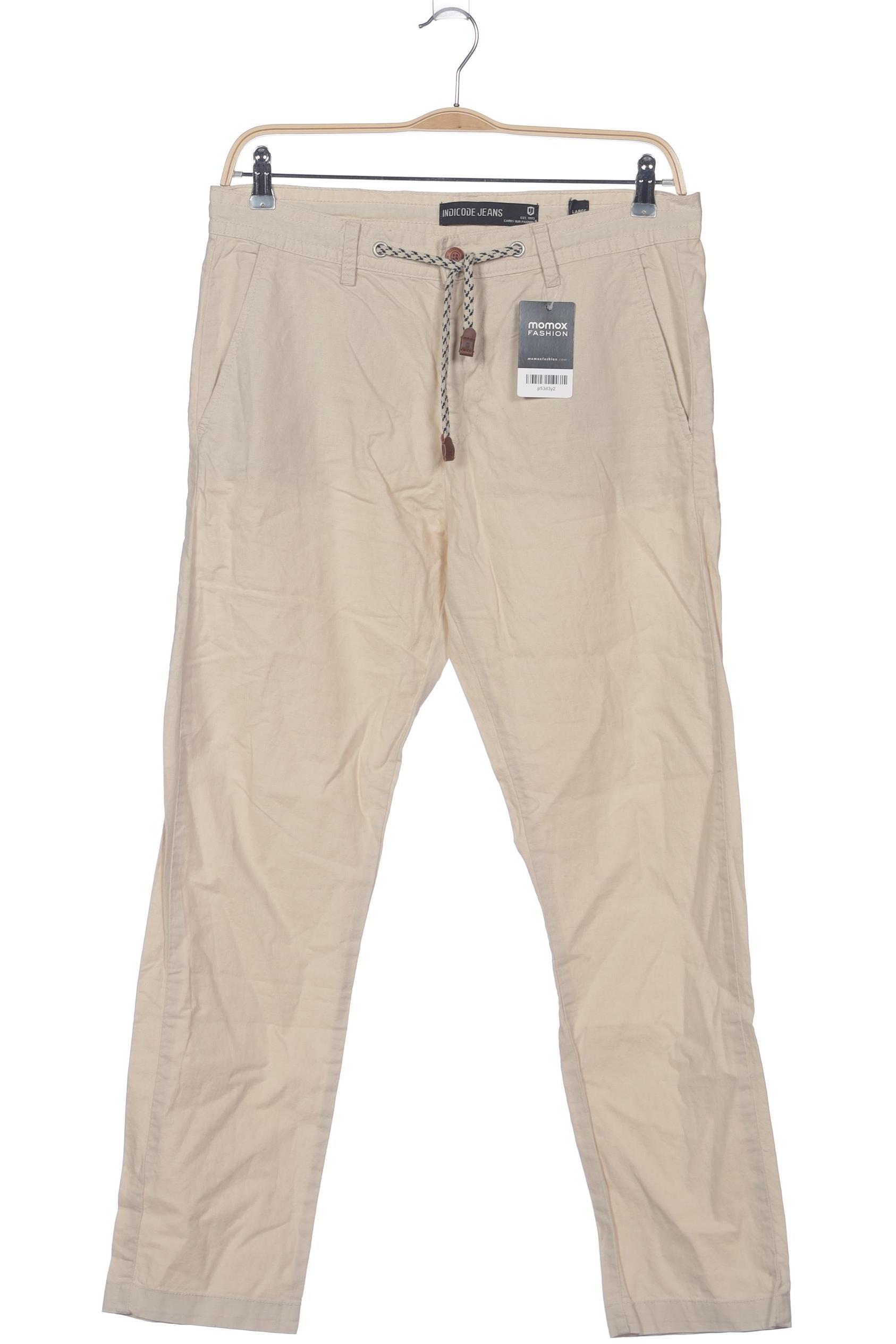 

Indicode Jeans Herren Stoffhose, beige, Gr. 0