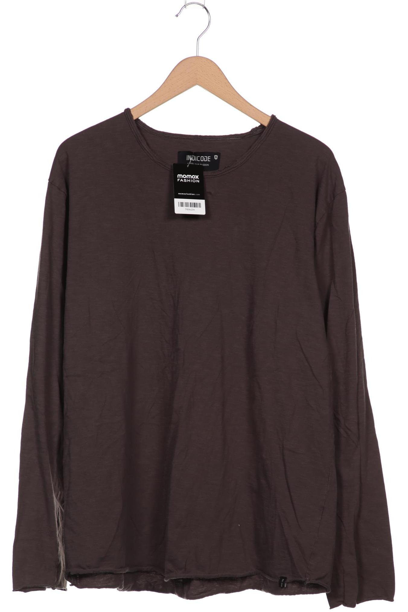 

INDICODE JEANS Herren Langarmshirt, grau