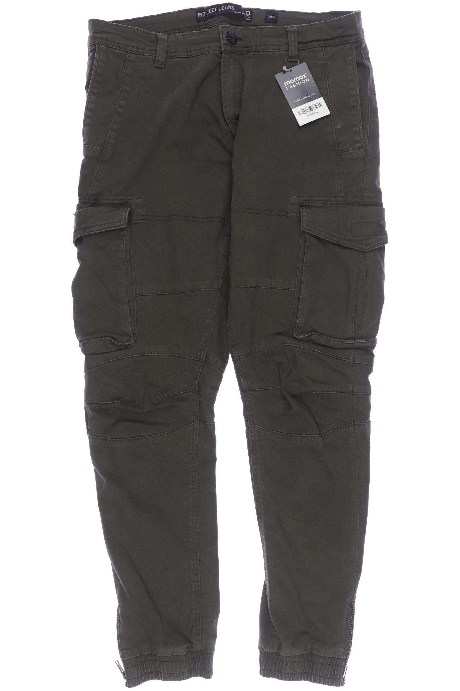 

Indicode Jeans Herren Stoffhose, grün, Gr. 0