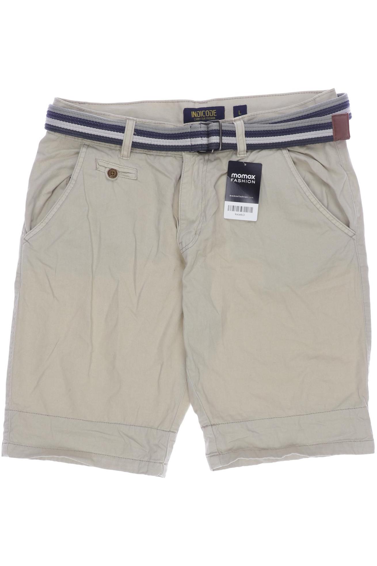 

INDICODE JEANS Herren Shorts, cremeweiß
