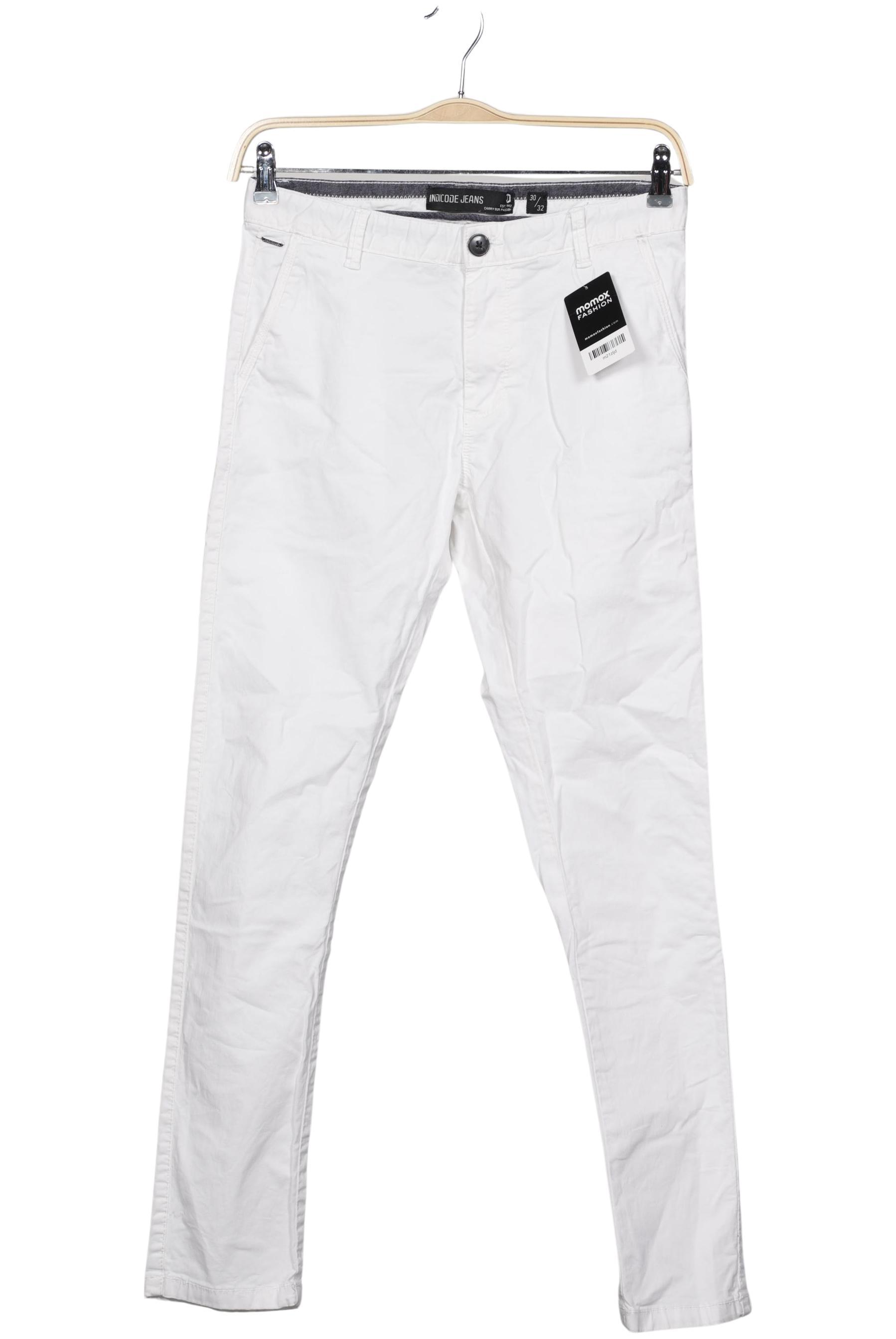 

Indicode Jeans Herren Stoffhose, weiß, Gr. 30